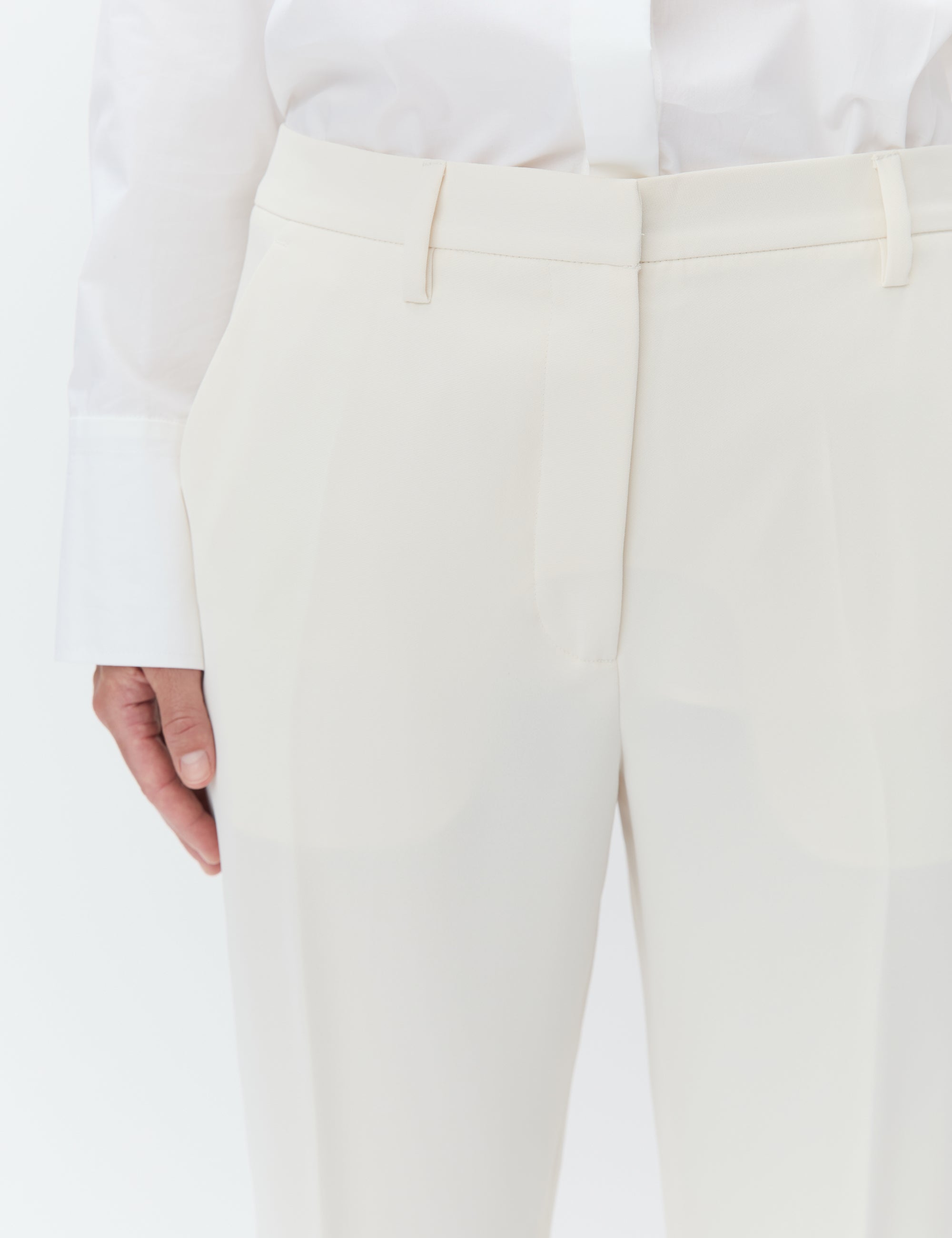 DAY Birger ét Mikkelsen Classic Lady - Classic Gabardine Pants 01002 Ivory Shade