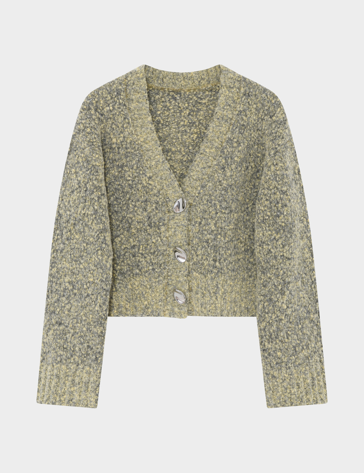 DAY Birger ét Mikkelsen Conor - Winter melange Cardigan 500158 CAPERS MELANGE