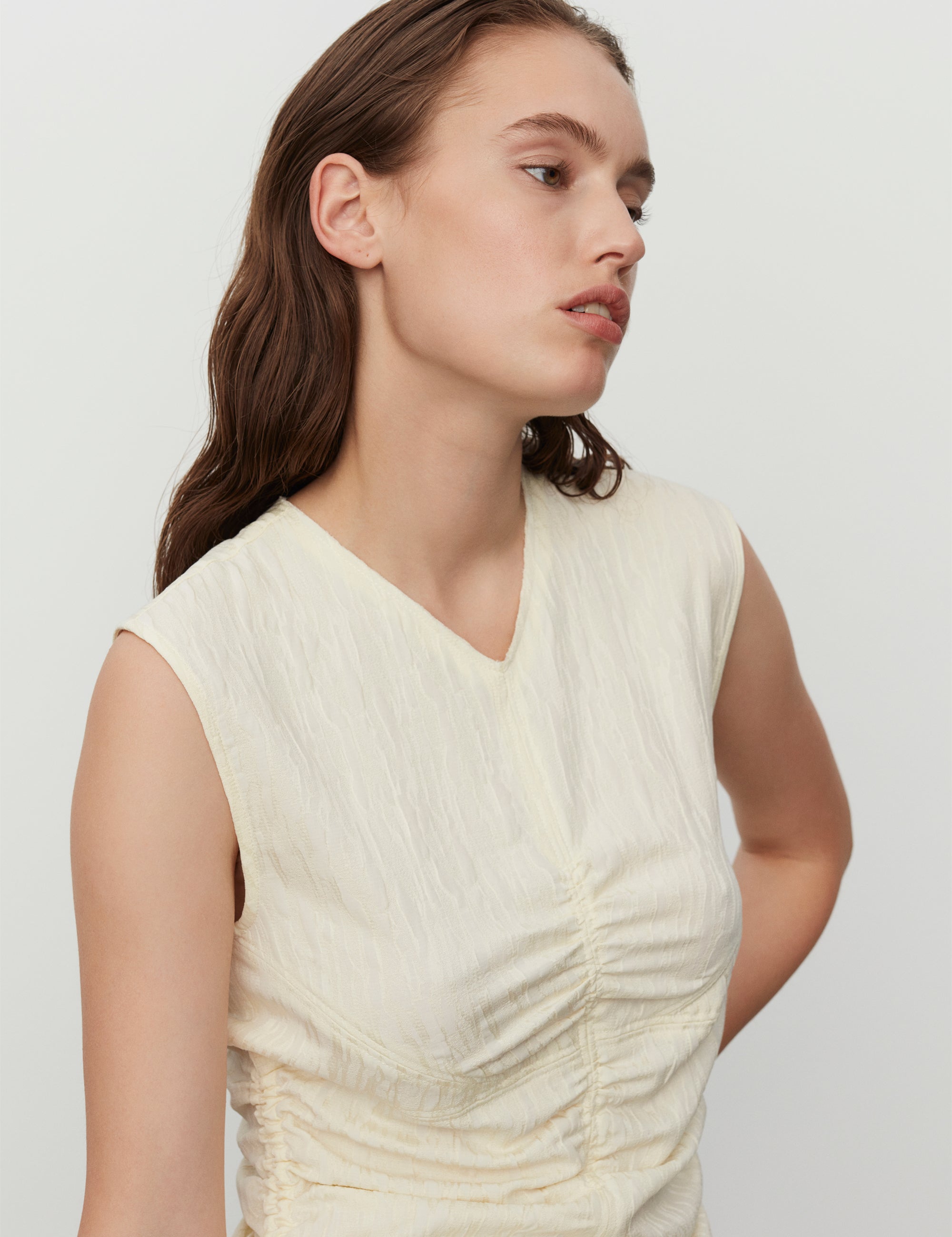 DAY Birger ét Mikkelsen Costa - Blossom Jacquard Dress 110104 Vanilla Ice