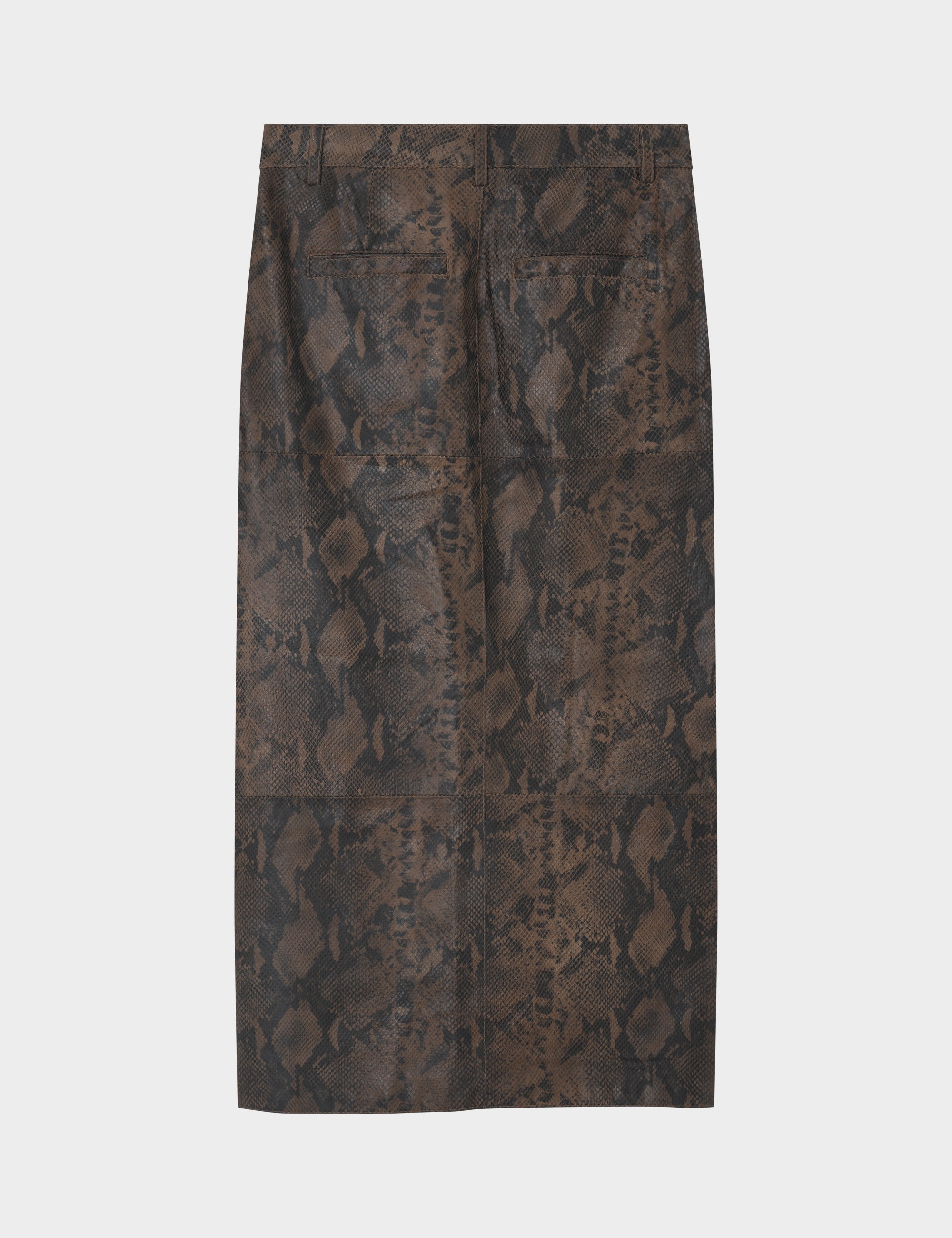 DAY Birger ét Mikkelsen DAYAnna - Sneaky Leather - Skirt Skirt BROWN SNAKEY