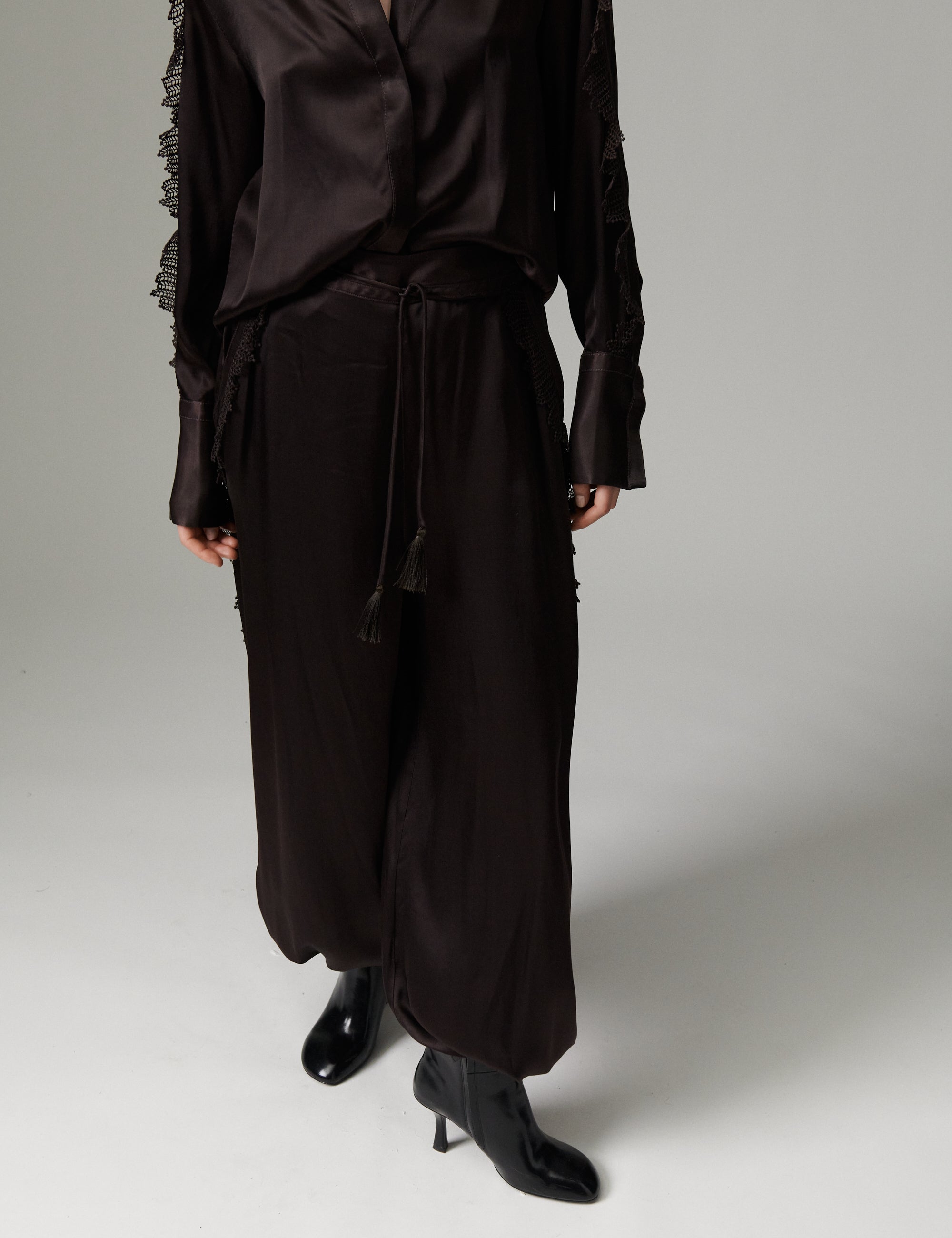DAY Birger ét Mikkelsen DAYBea - Silky Touch - Pants Pants 191018 Ganache