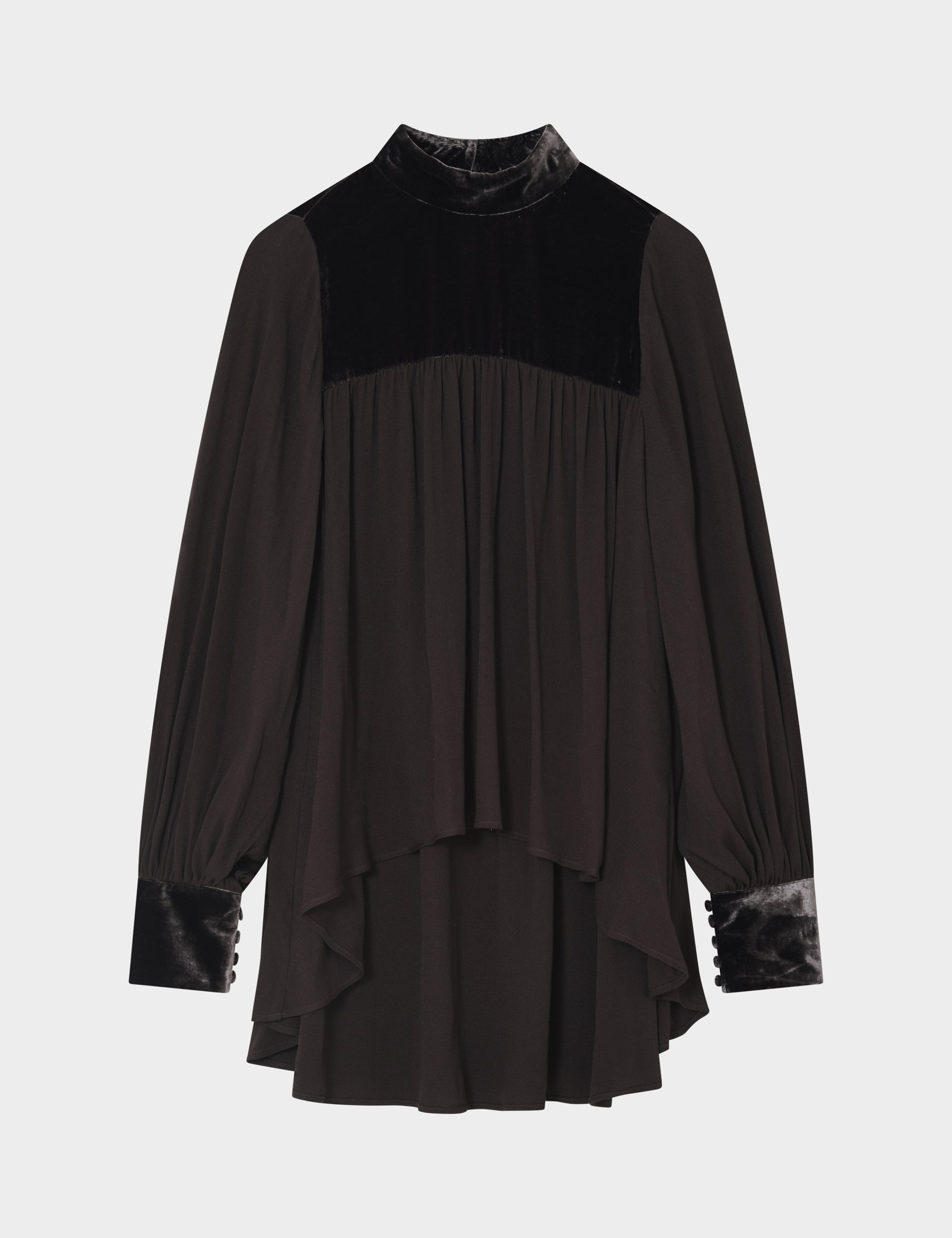 DAY Birger ét Mikkelsen DAYBoholo - Matte Velvety - Blouse Blouse 191018 Ganache