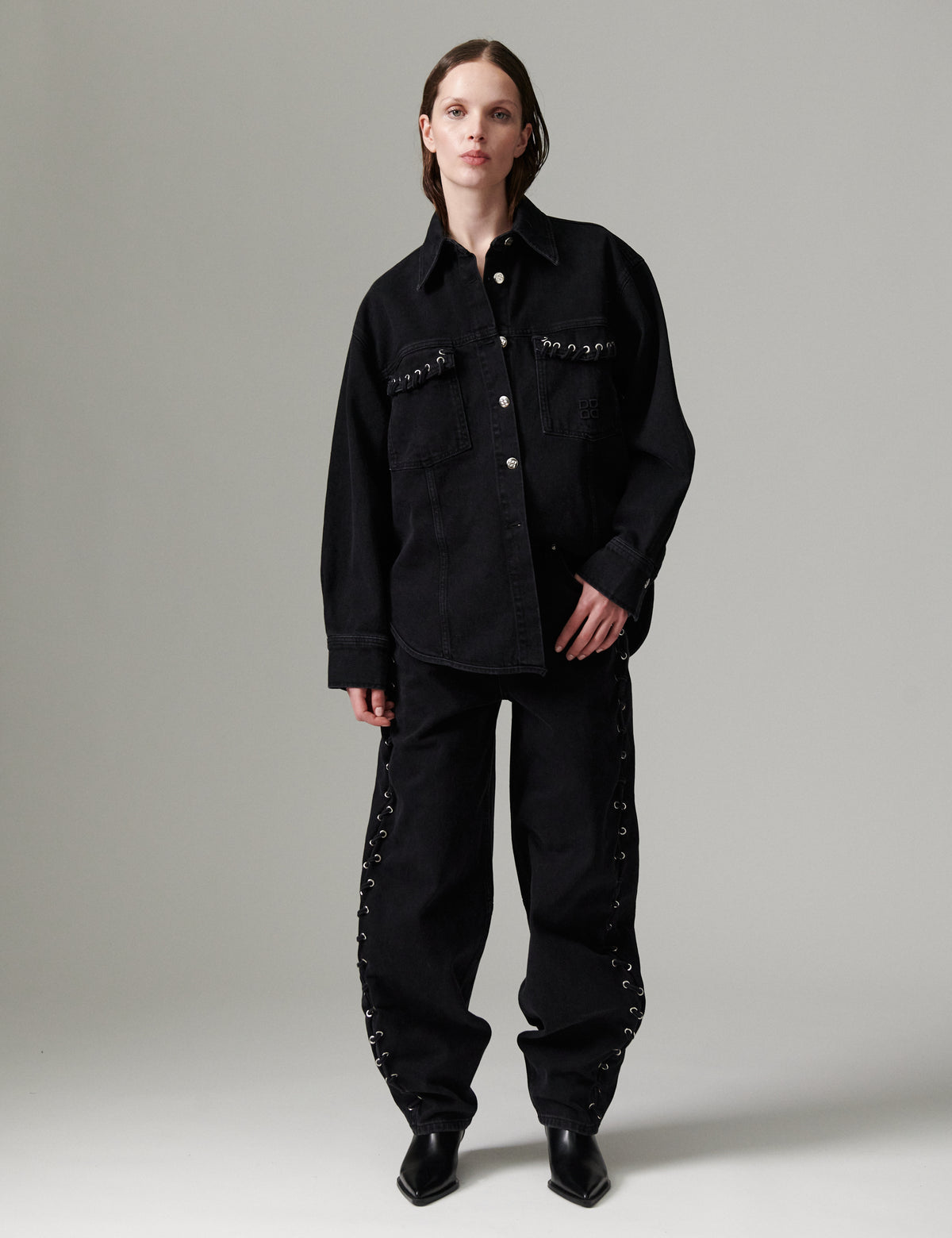 DAY Birger ét Mikkelsen DAYCaro - Braided Twill - Jacket Jacket 100001 Black Washed