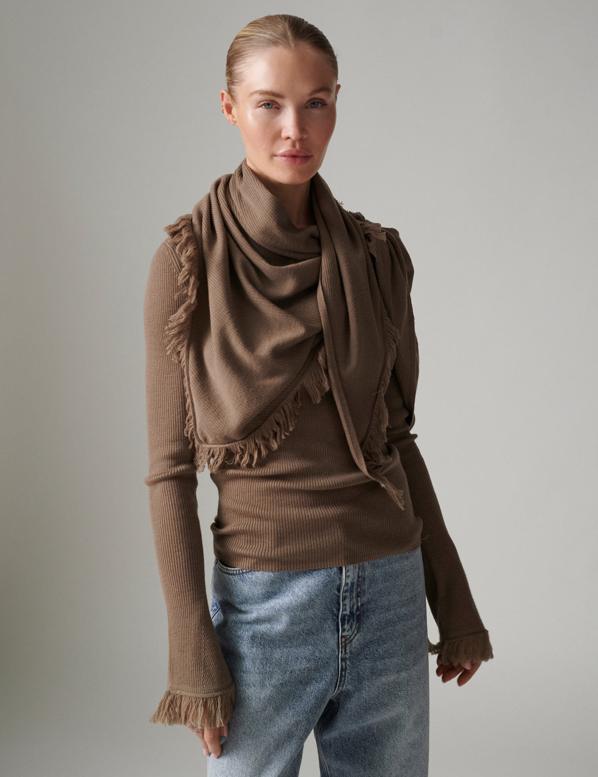 DAY Birger ét Mikkelsen DAYCarpello - Daily Elements - Scarf Scarf 500188 Walnut Melange