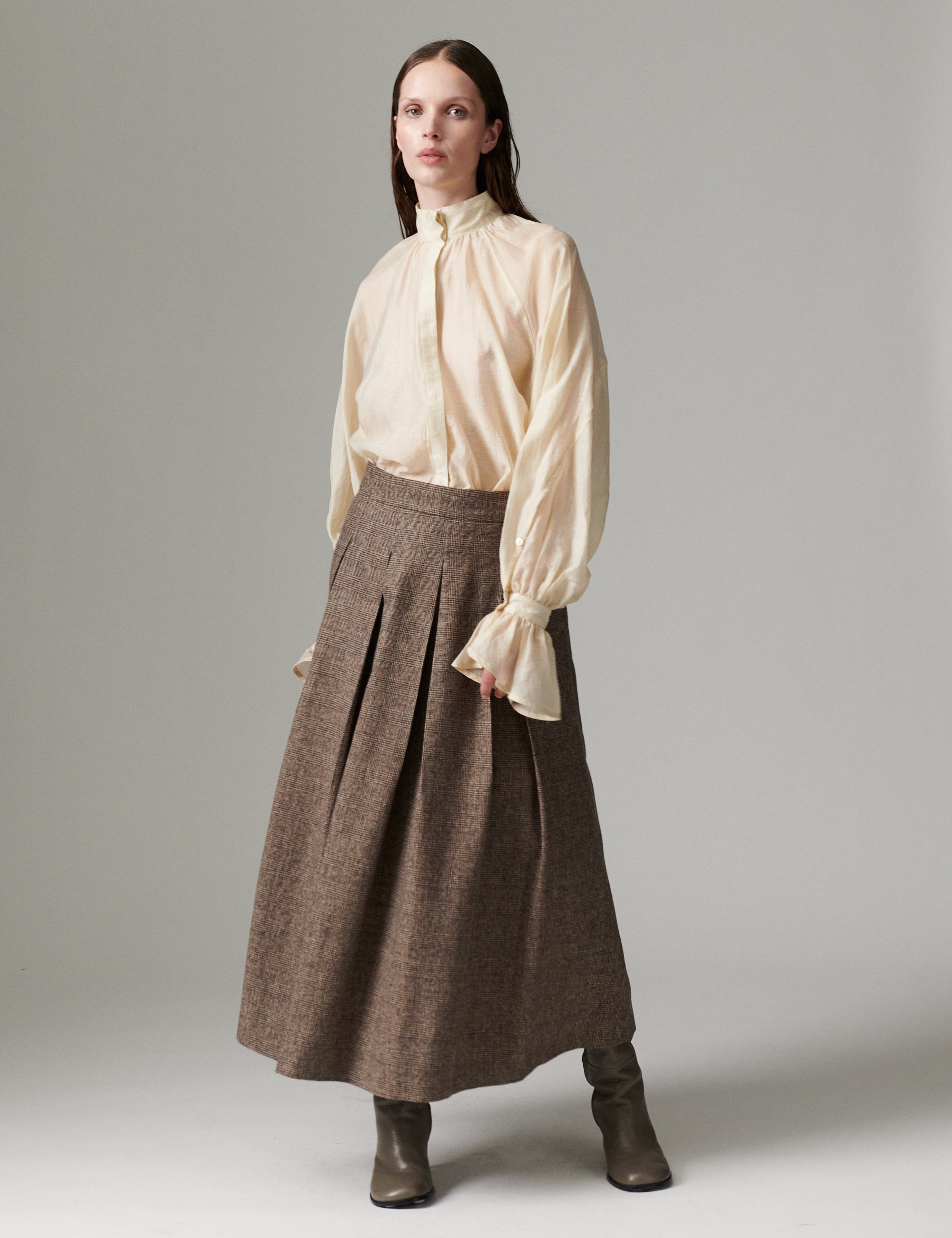 DAY Birger ét Mikkelsen DAYChai - Tartan - Skirt Skirt 900011 Brown Check