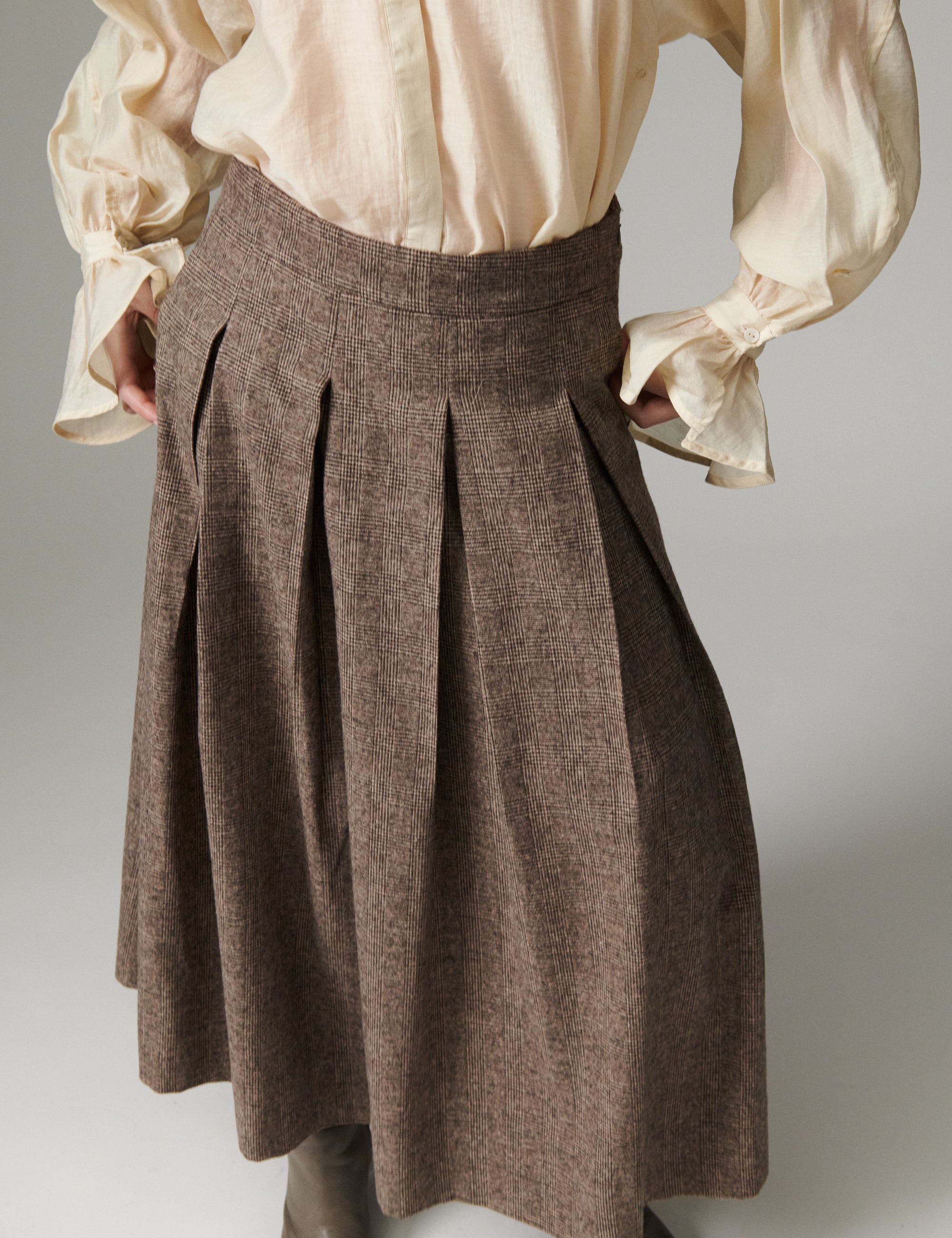 DAY Birger ét Mikkelsen DAYChai - Tartan - Skirt Skirt 900011 Brown Check