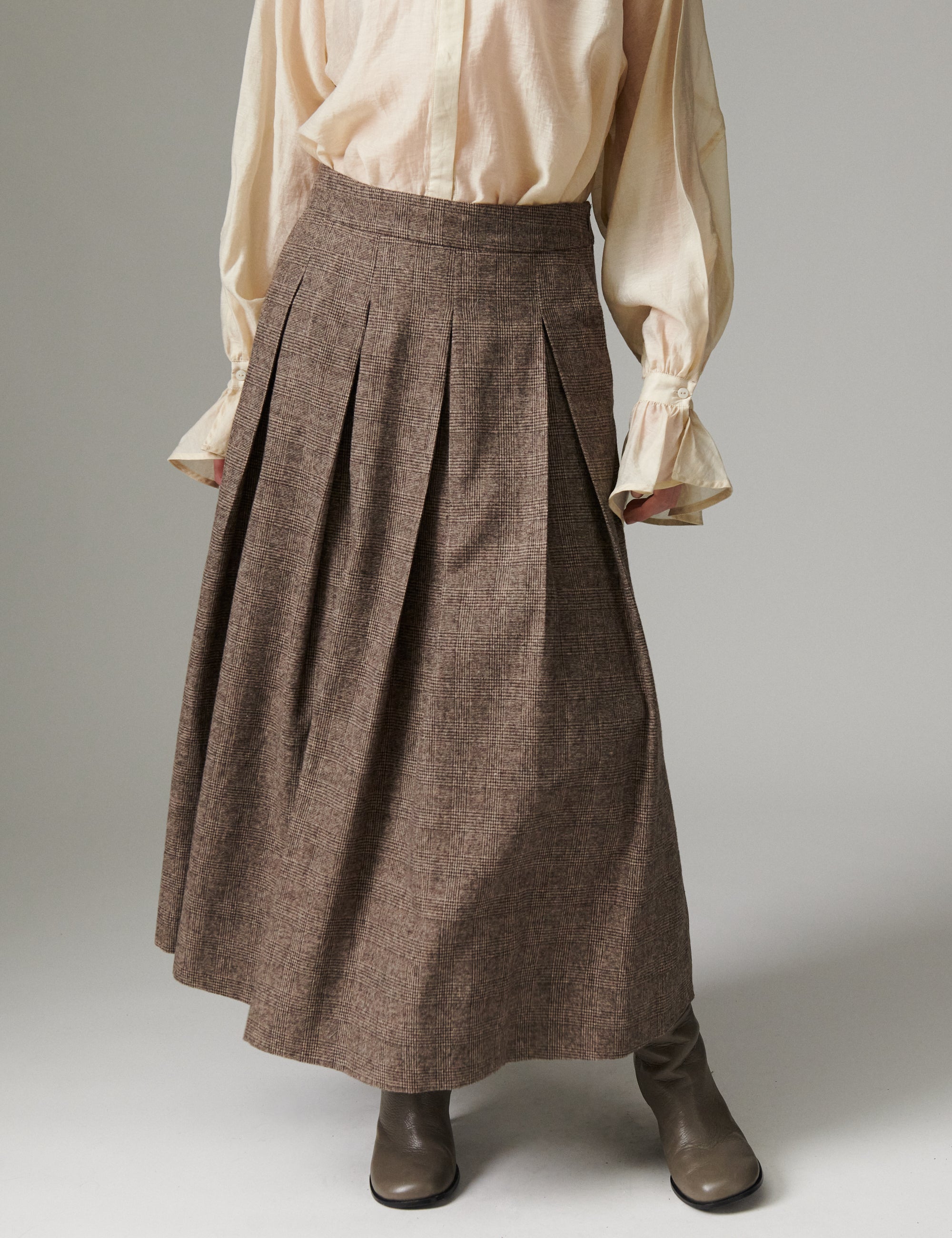 DAY Birger ét Mikkelsen DAYChai - Tartan - Skirt Skirt 900011 Brown Check