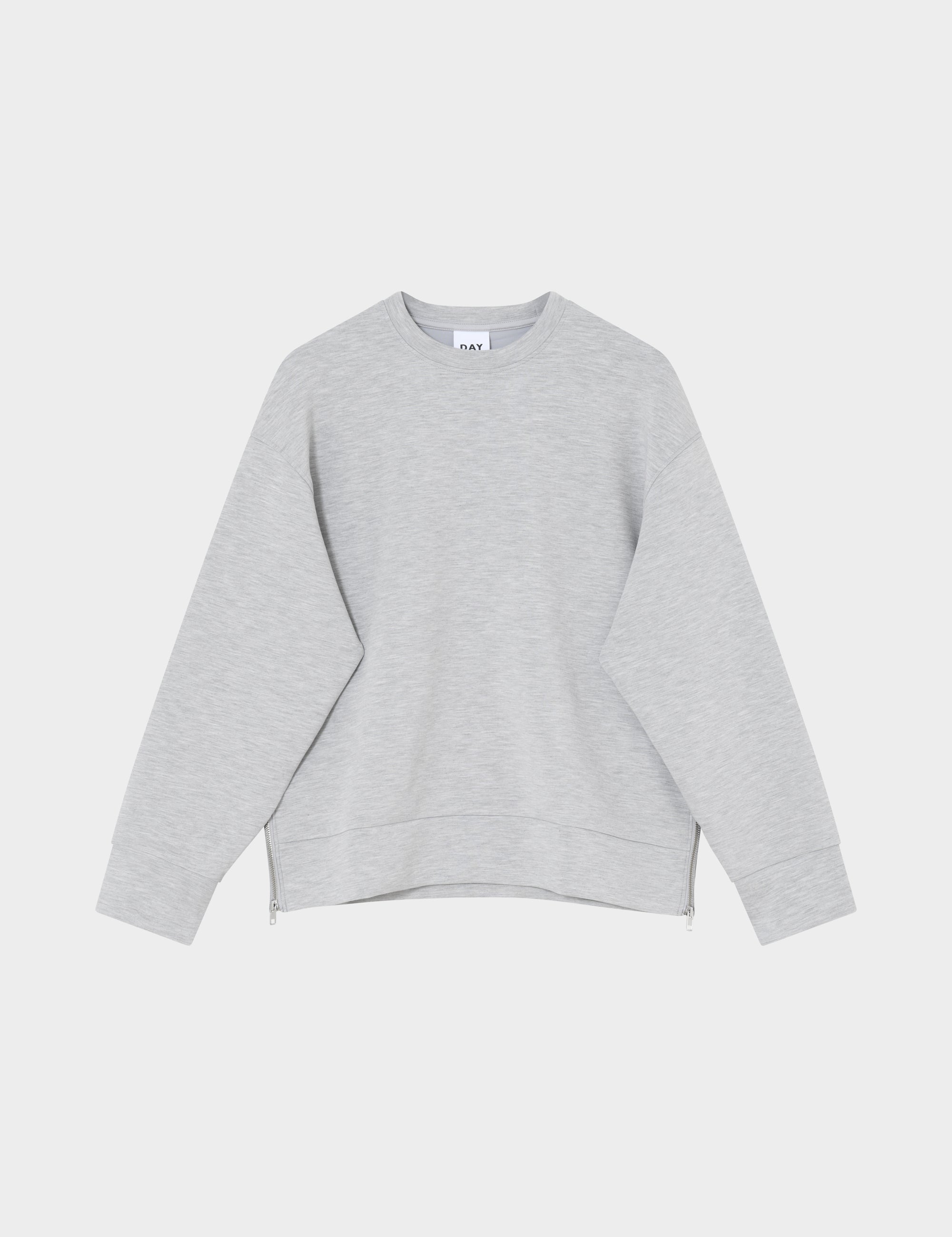 DAY Birger ét Mikkelsen DAYCrewa - Scuba Pullover 500056 Grey Melange