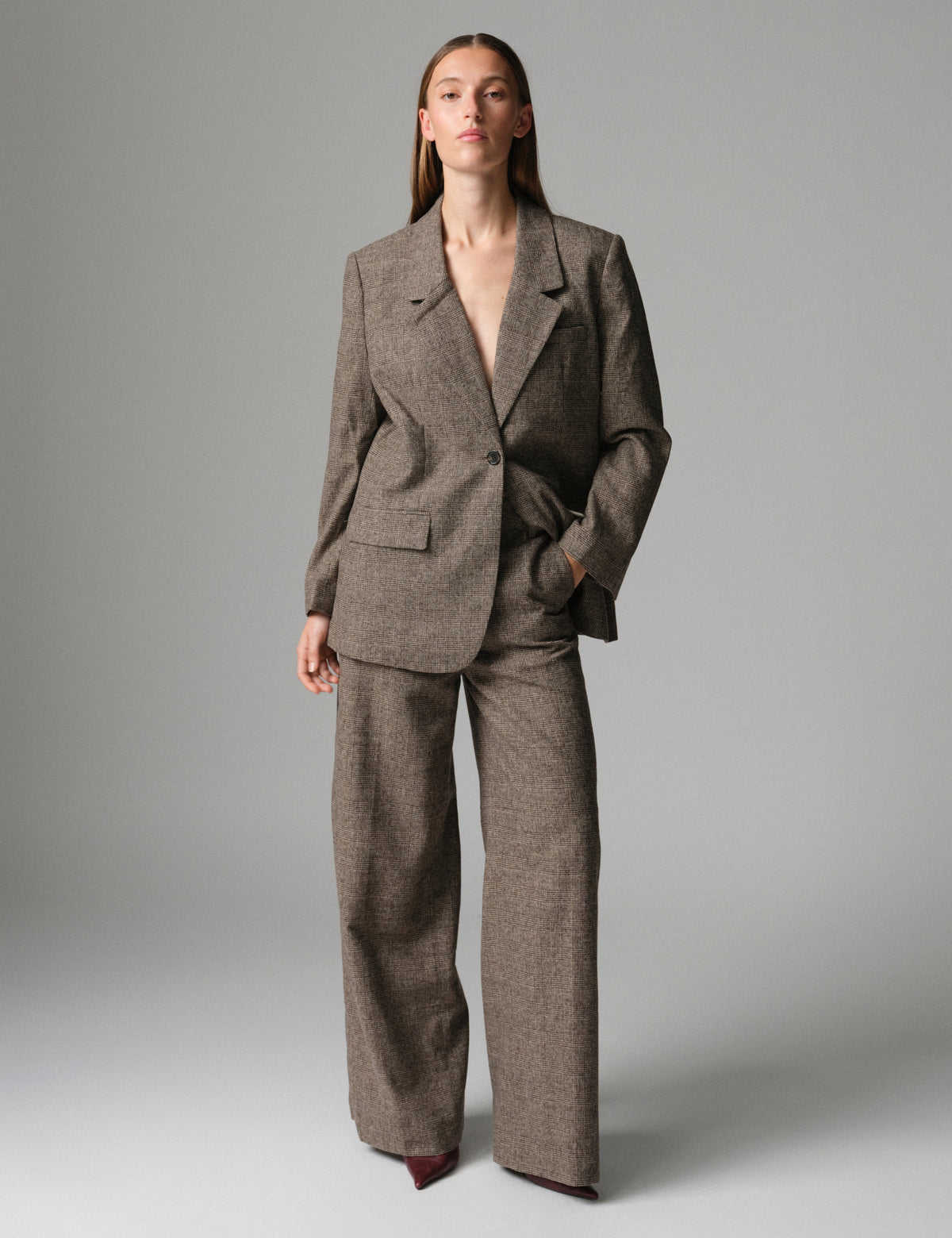 DAY Birger ét Mikkelsen DAYElina - Tartan - Pants Pants 900011 Brown Check