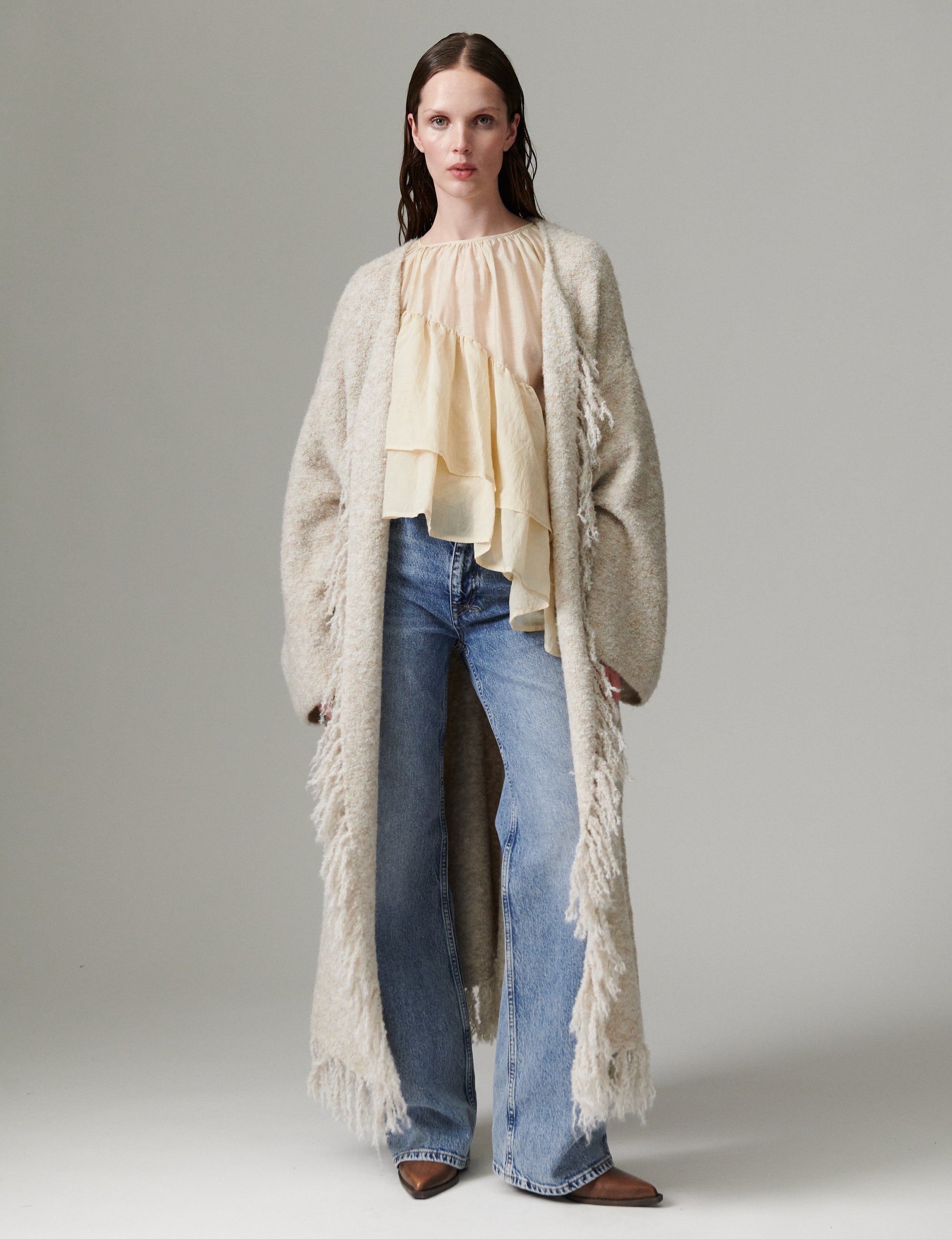 DAY Birger ét Mikkelsen DAYElisha - Daily Boucle - Cardigan Cardigan 500001 Beige Melange