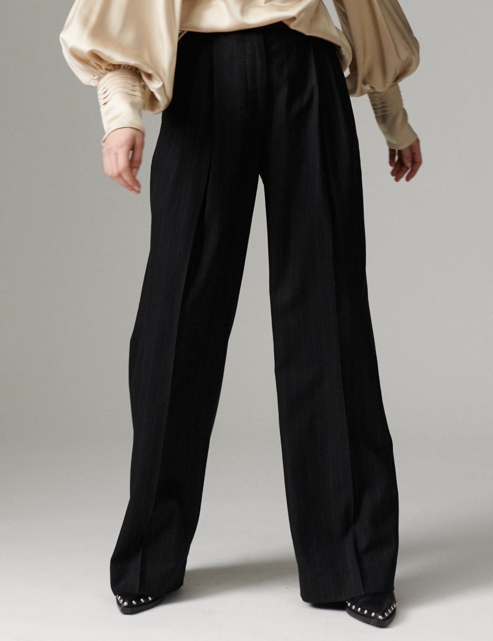 DAY Birger ét Mikkelsen DAYEnzo - Pinstripe - Pants Pants 900015 Black Pinstripe
