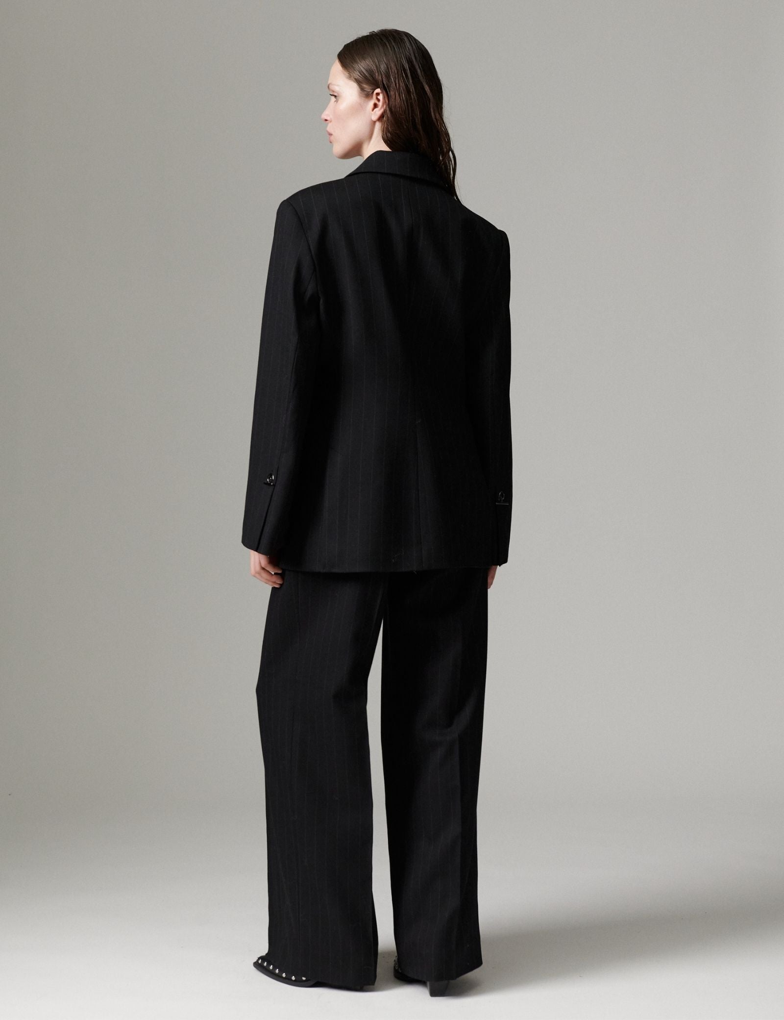 DAY Birger ét Mikkelsen DAYEnzo - Pinstripe - Pants Pants 900015 Black Pinstripe