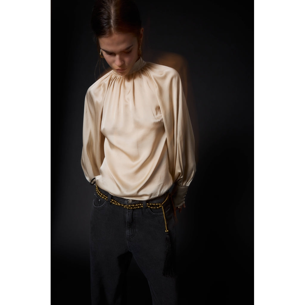 DAY Birger ét Mikkelsen DAYFema - Fluid Viscose Blouse 151304 HUMUS