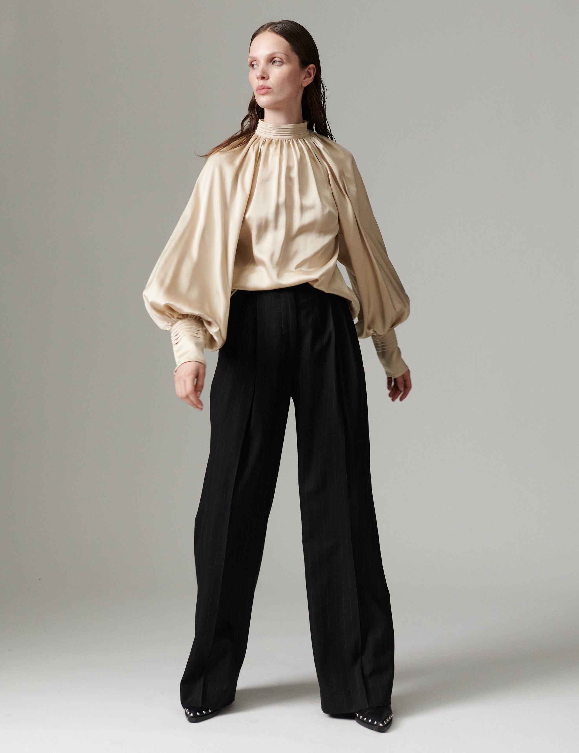 DAY Birger ét Mikkelsen DAYFema - Fluid Viscose - Blouse Blouse 131105 BROWN RICE