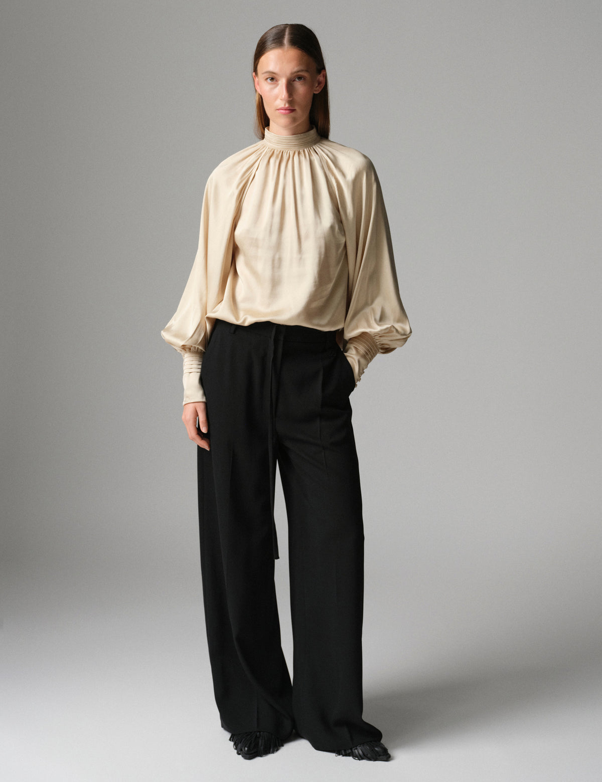 DAY Birger ét Mikkelsen DAYFema - Fluid Viscose - Blouse Blouse 151304 HUMUS