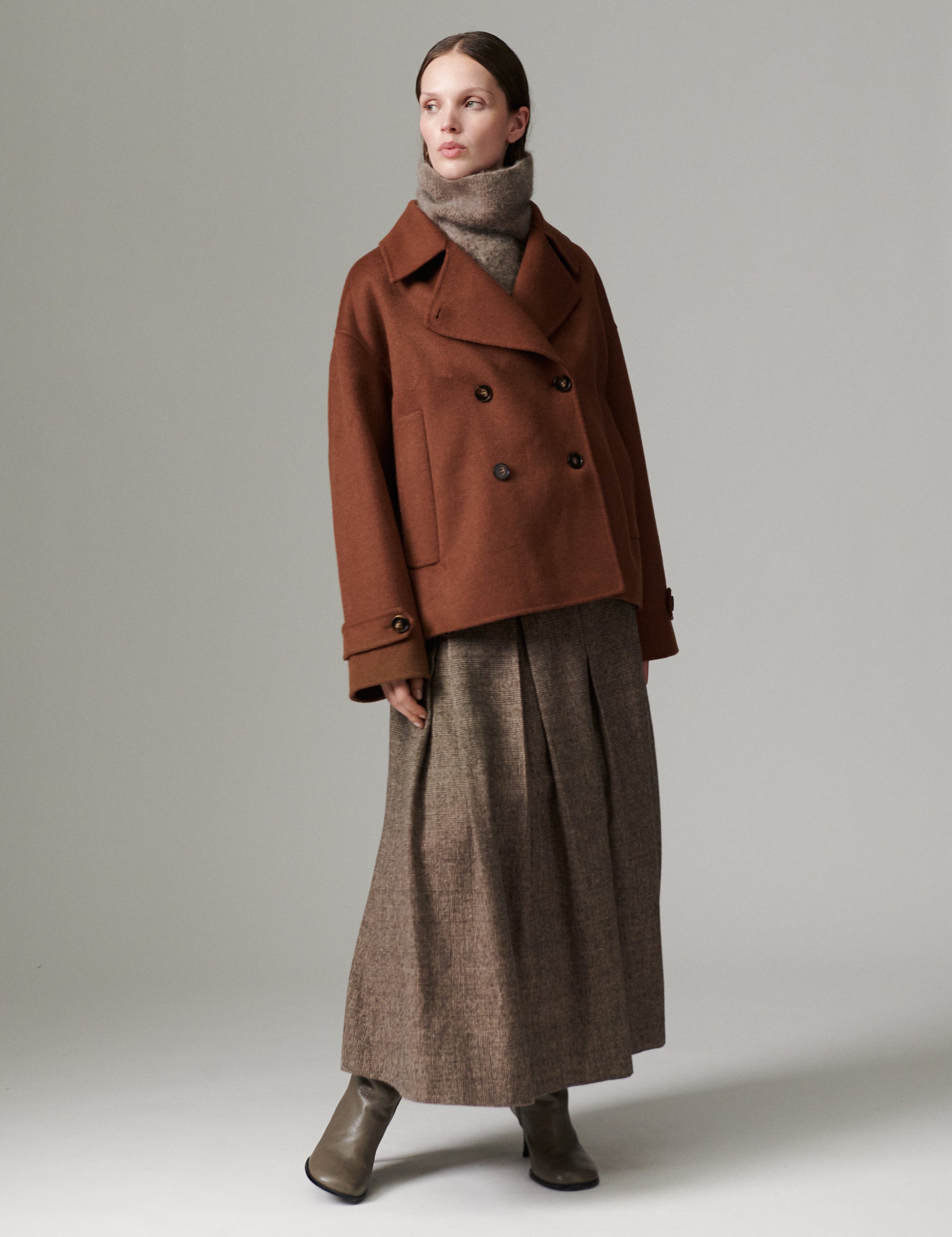 DAY Birger ét Mikkelsen DAYJill - Double Faced Wool - Jacket Jacket 180933 RUBBER