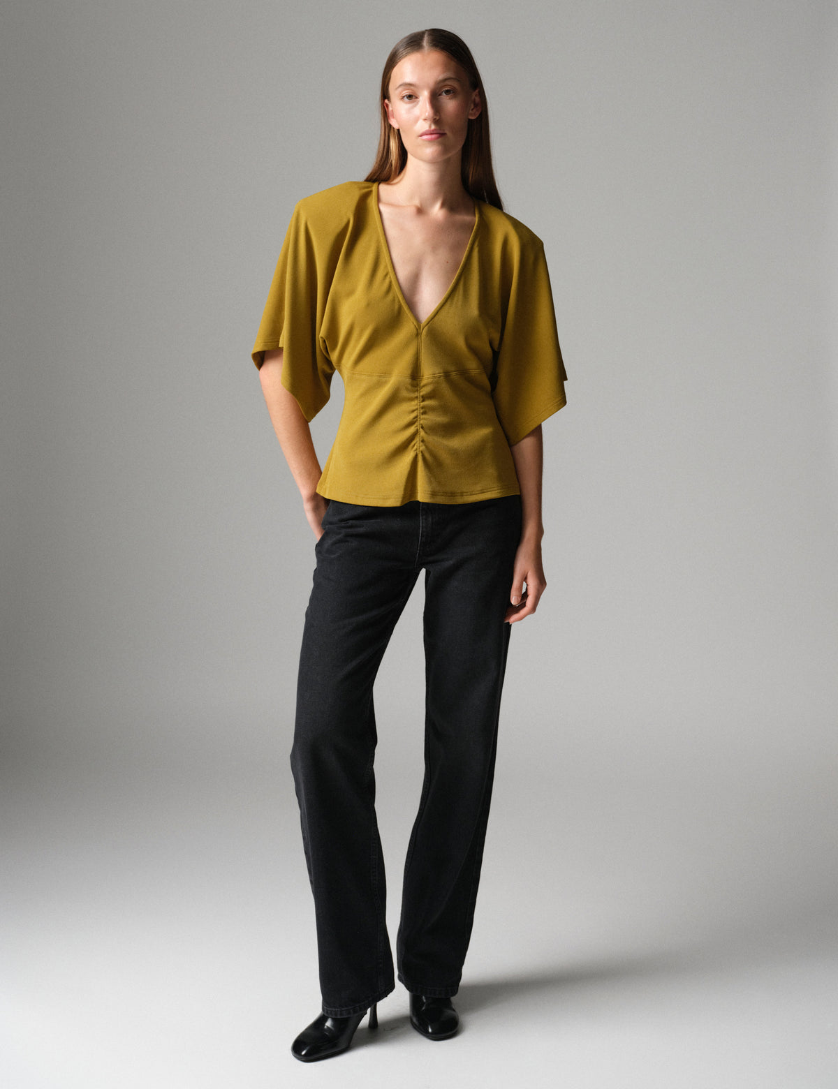 DAY Birger ét Mikkelsen DAYJingo - Pique - Top Top 170836 ECRU OLIVE