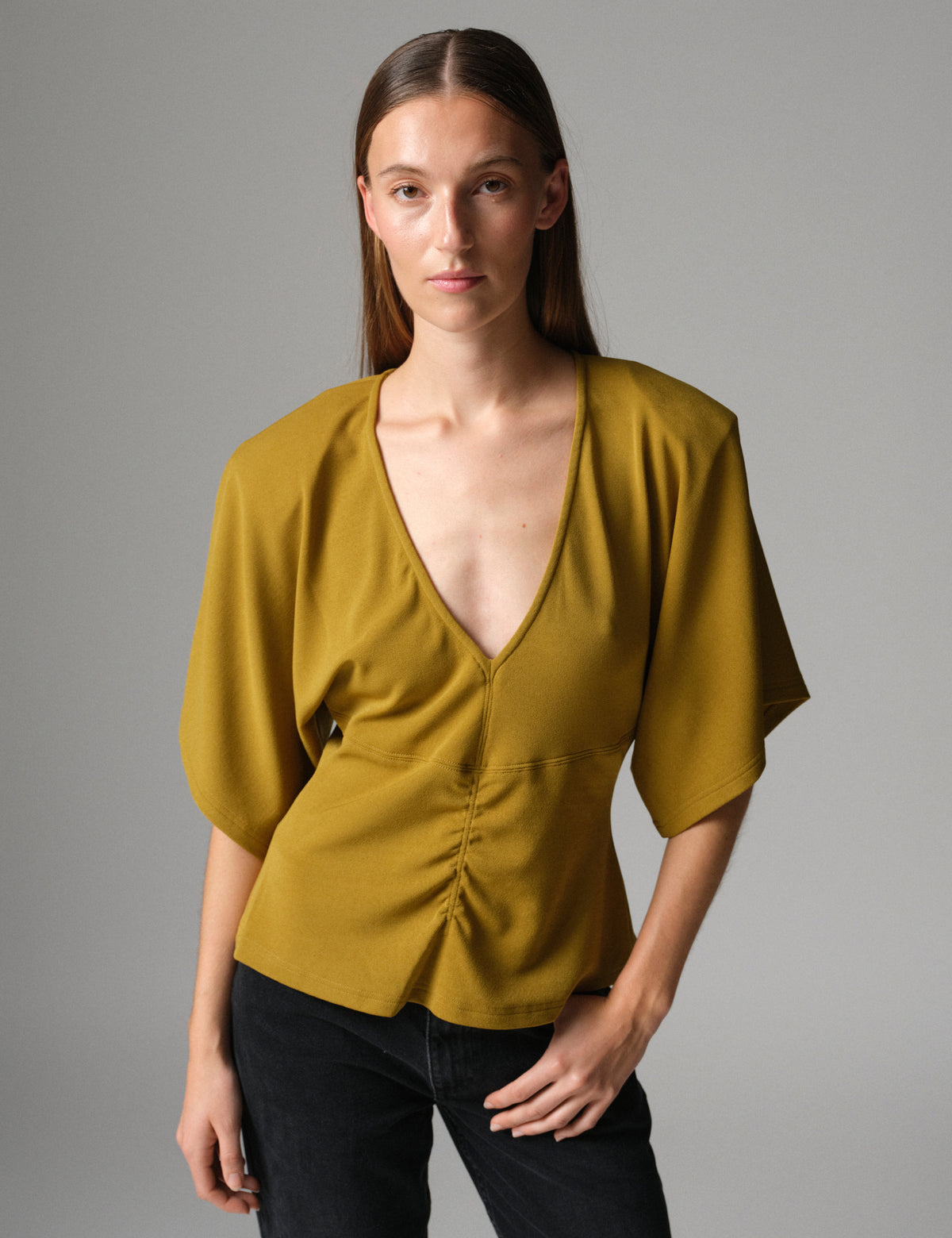 DAY Birger ét Mikkelsen DAYJingo - Pique - Top Top 170836 ECRU OLIVE