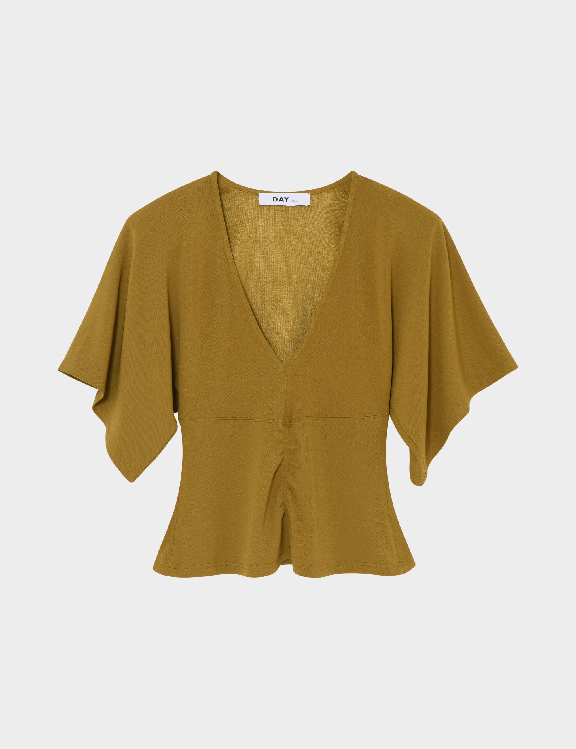 DAY Birger ét Mikkelsen DAYJingo - Pique - Top Top 170836 ECRU OLIVE
