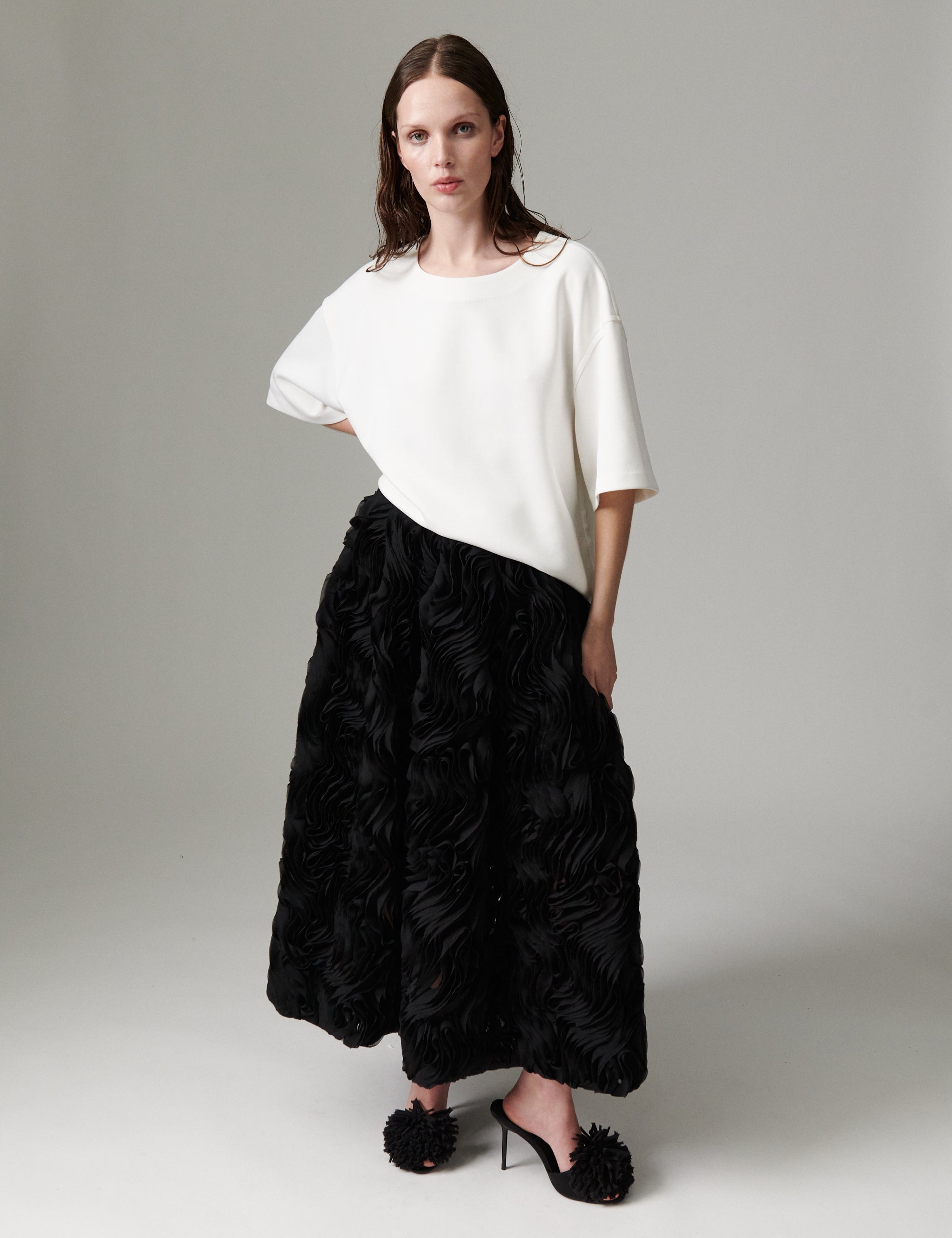DAY Birger ét Mikkelsen DAYMaylee - Ruffled Lacy - Skirt Skirt 190303 Black