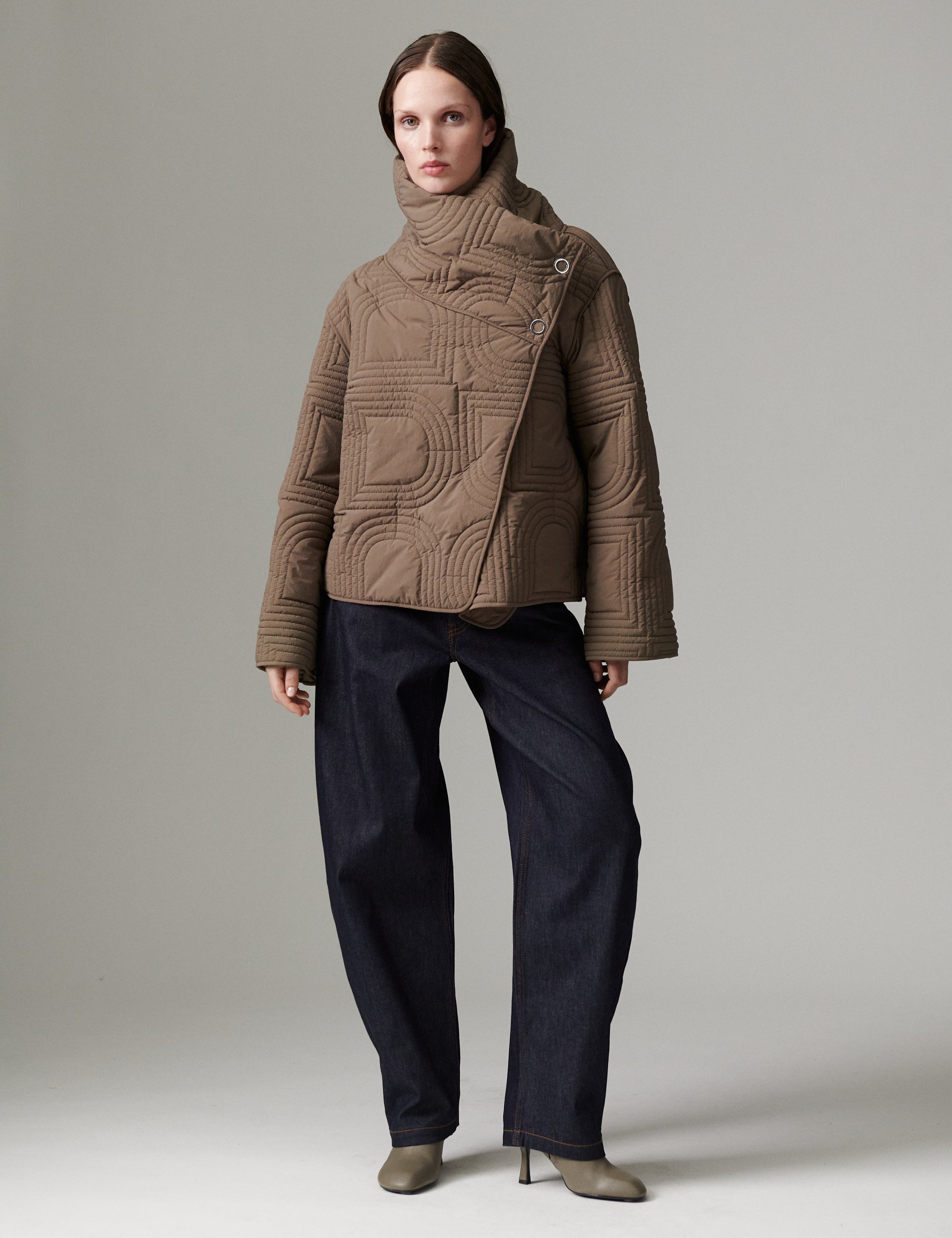 DAY Birger ét Mikkelsen DAYMel - Rhombus Qiuilt - Jacket Jacket 181112 Walnut