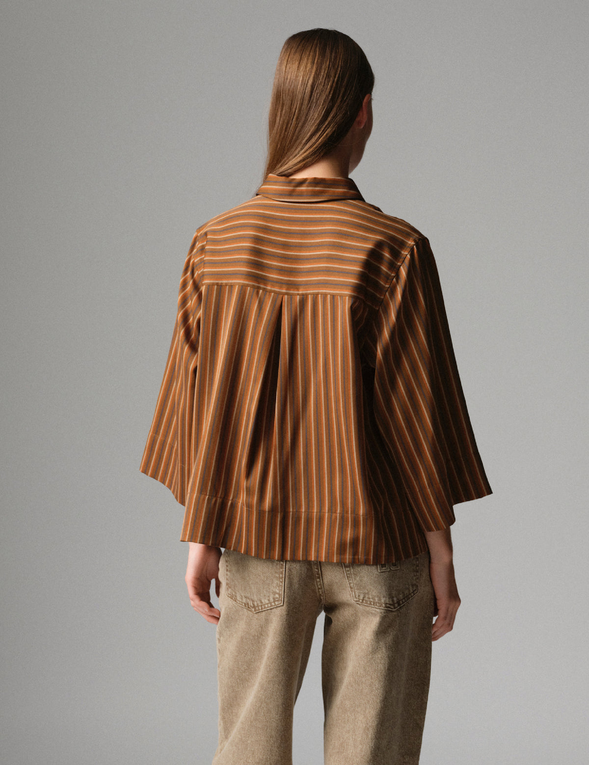 DAY Birger ét Mikkelsen DAYMira -Chic Stripes - Blouse Blouse 10083 Brown stripe