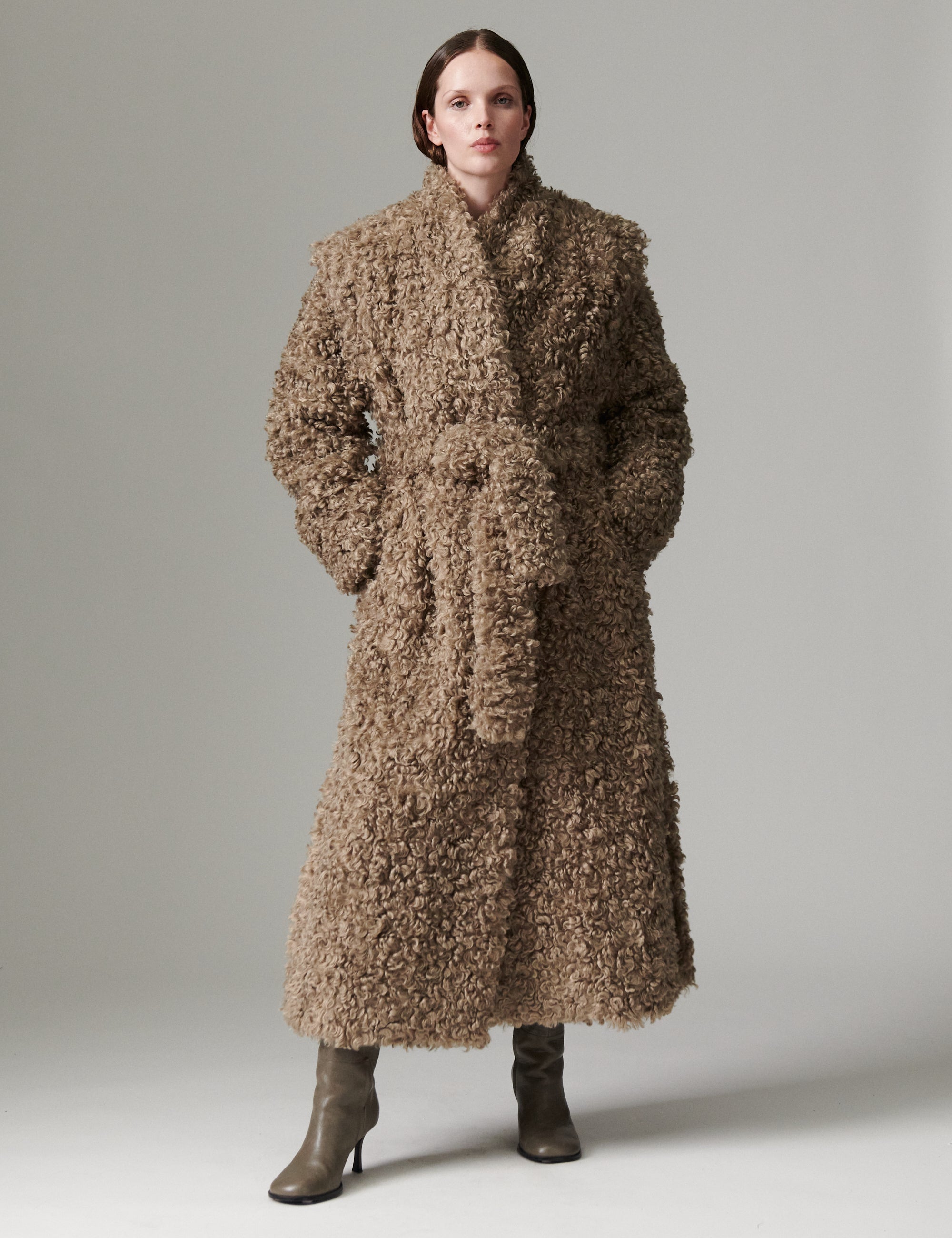 DAY Birger ét Mikkelsen DAYOtis - Furry - Coat Coat 181112 Walnut