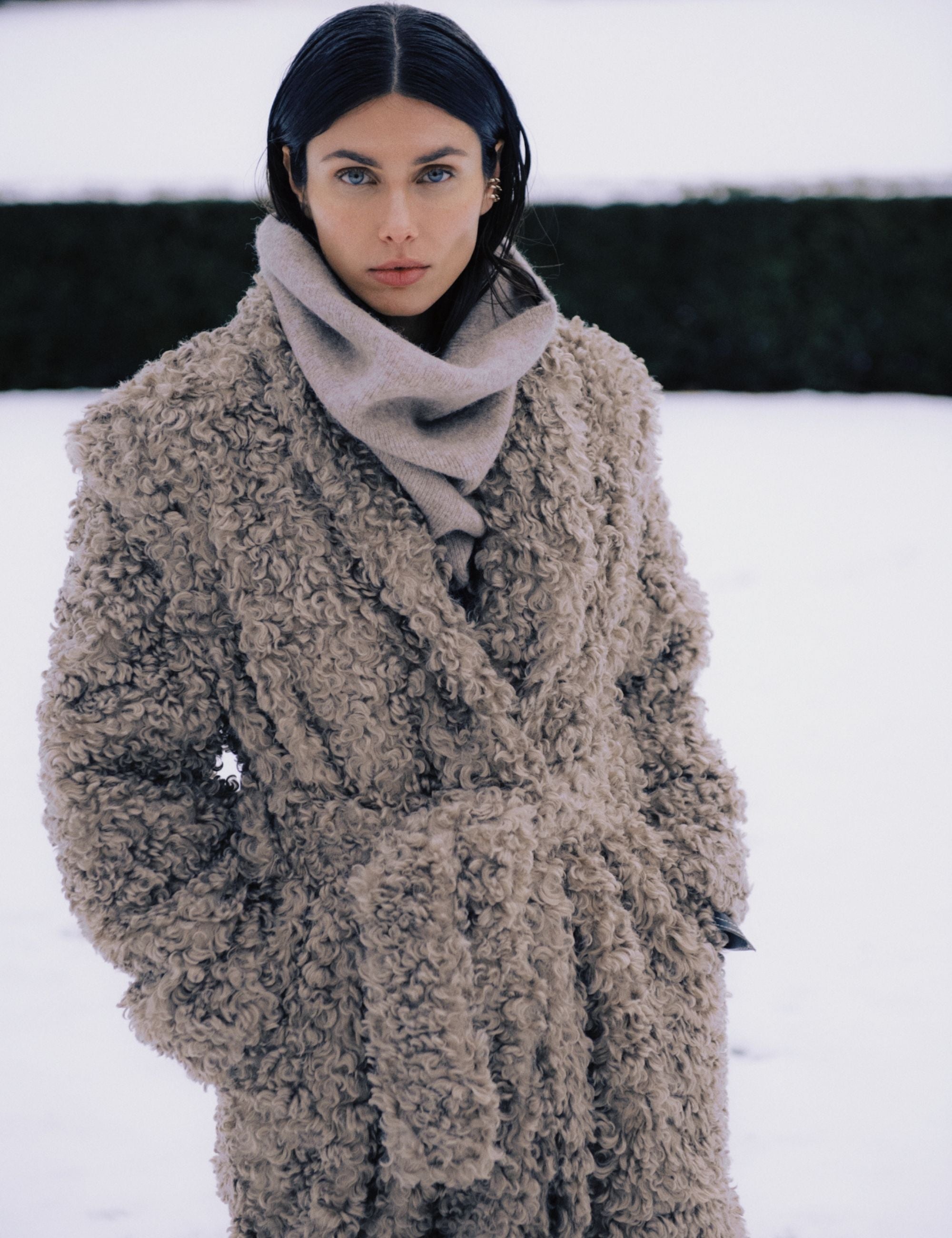 DAY Birger ét Mikkelsen DAYOtis - Furry - Coat Coat 181112 Walnut