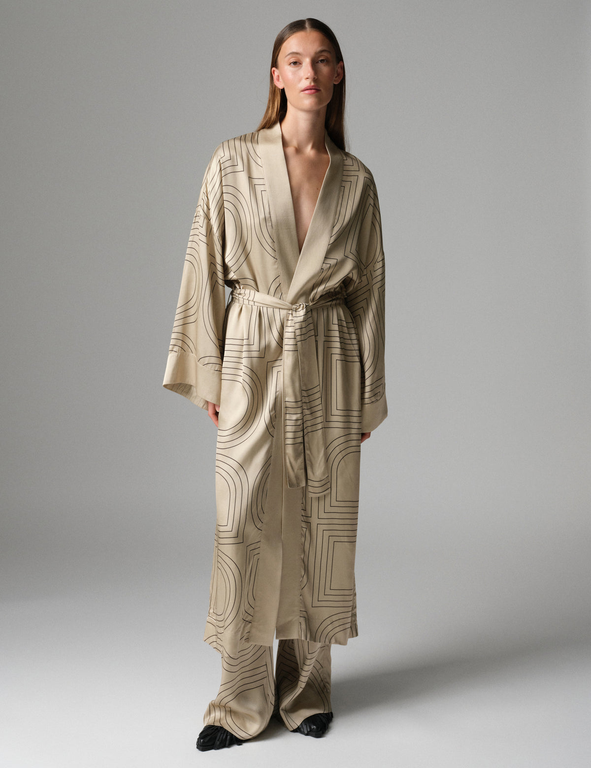 DAY Birger ét Mikkelsen DAYRani - Fluid Viscose - Tunic Tunic 500191 Humus With Black