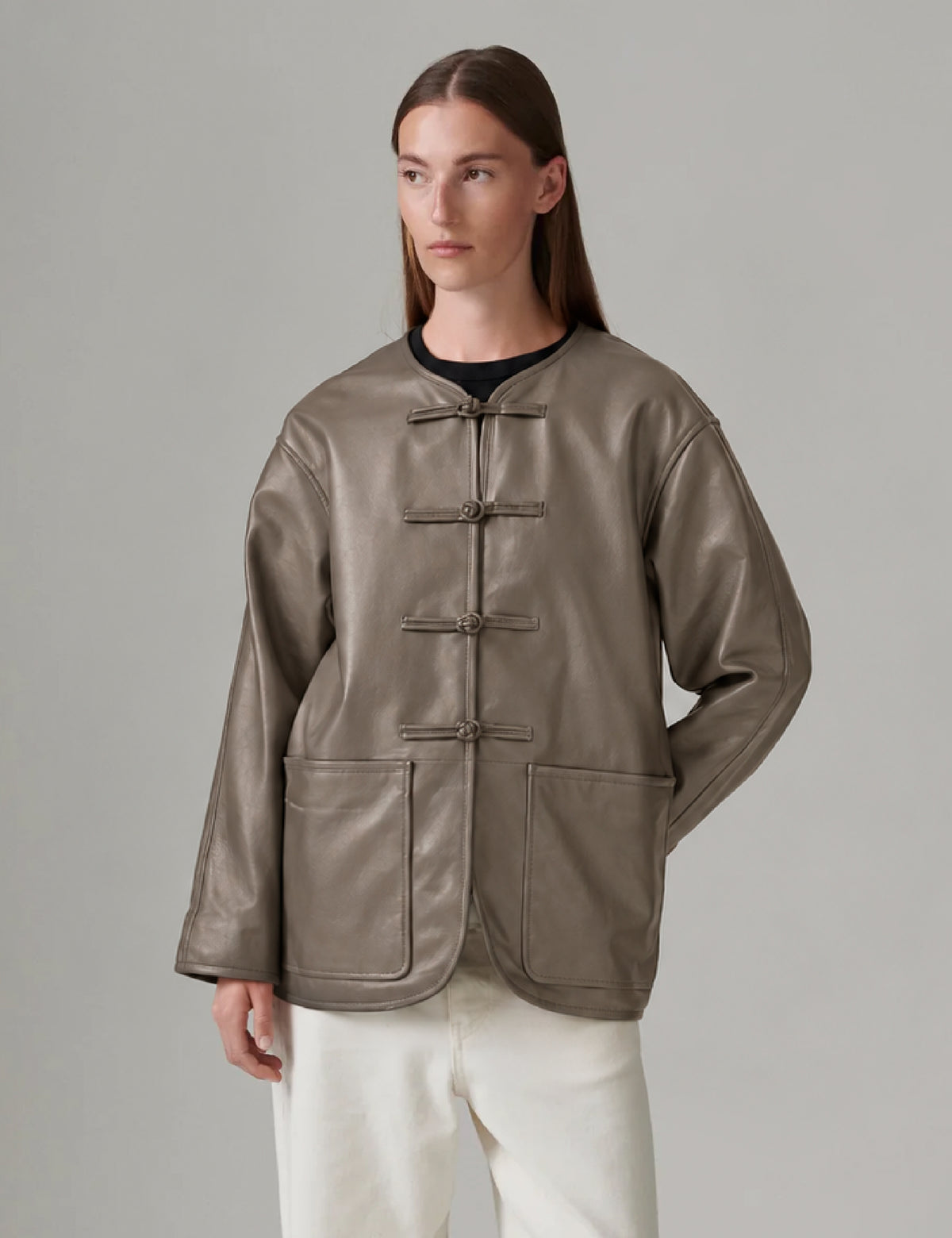 DAY Birger ét Mikkelsen DAYSiaa - Soft Lamb Leather - Jacket Jacket 181112 Walnut