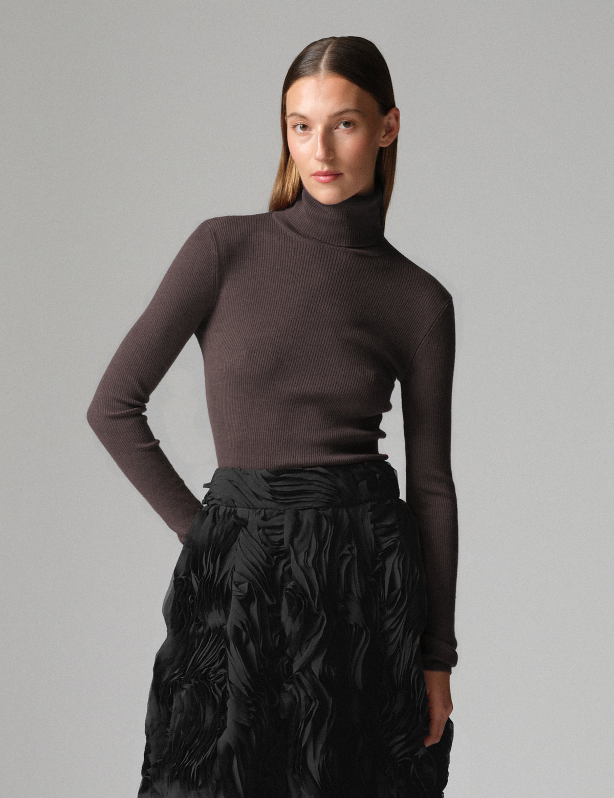 DAY Birger ét Mikkelsen DAYSierra - Daily Elements - Pullover Pullover 191110 CHOCOLATE PLUM