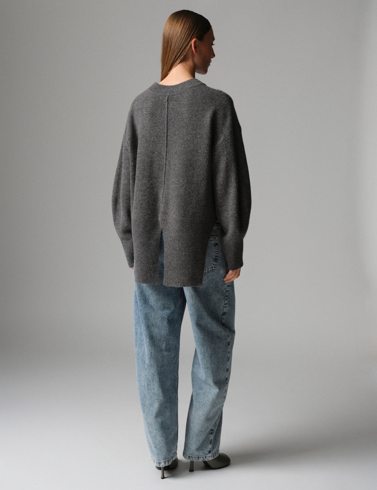 DAY Birger ét Mikkelsen DAYSindi - Soft Lamb - Pullover Pullover 500003 Dark Grey Melange