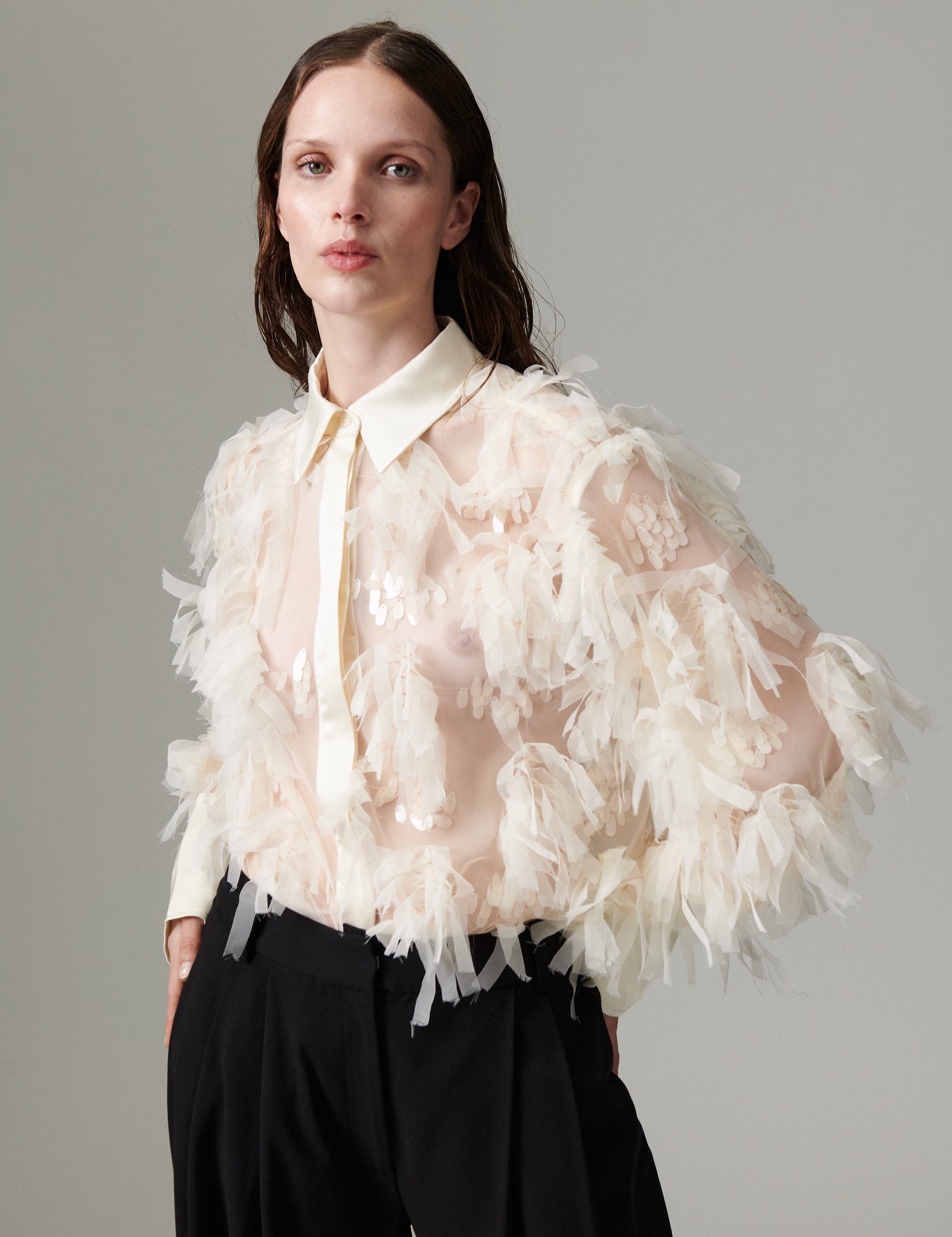 DAY Birger ét Mikkelsen DAYStema - Shiny Sprout - Blouse Blouse 131105 BROWN RICE
