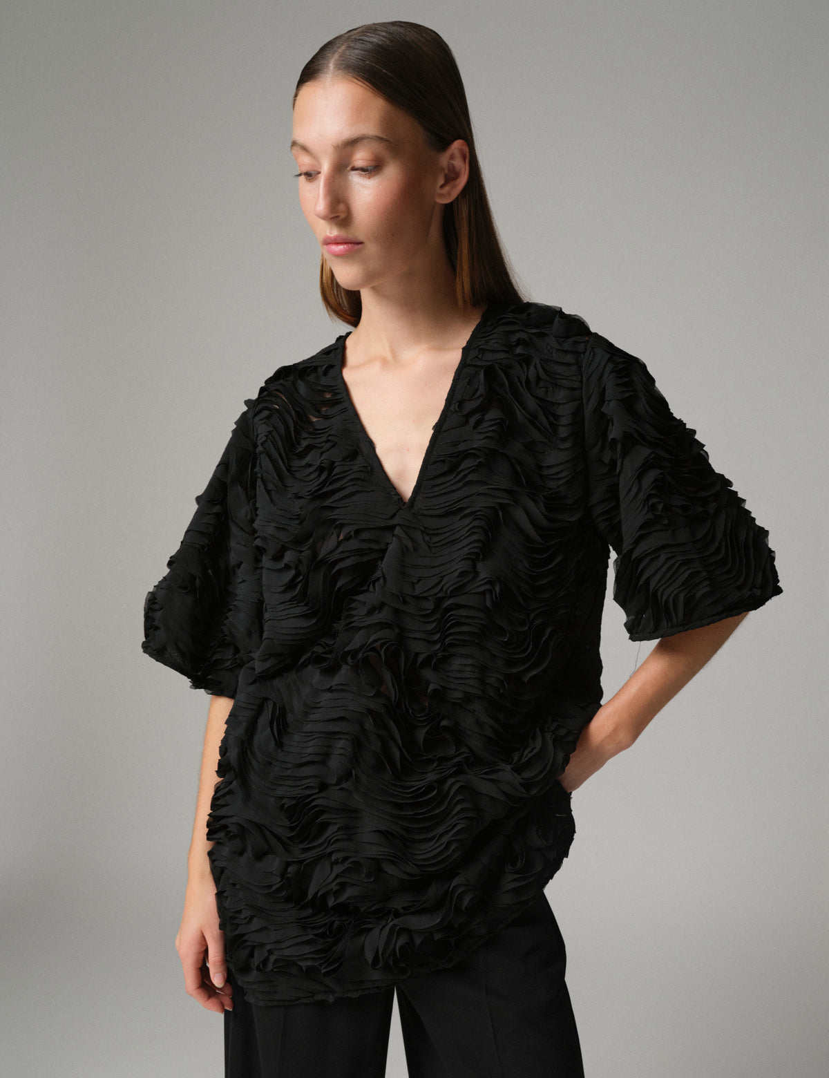 DAY Birger ét Mikkelsen DAYTatia - Ruffled Lacy - Dress Dress 190303 Black