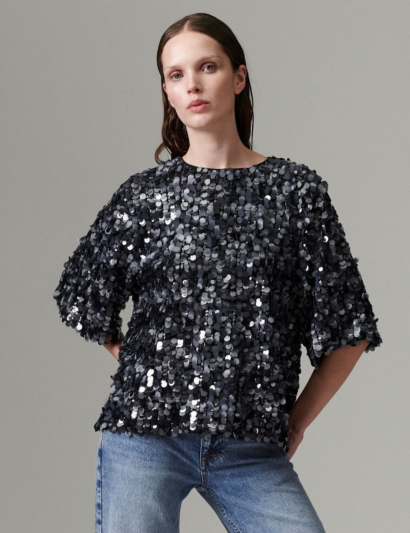 DAY Birger ét Mikkelsen DAYTatiana - Shimmy Top 190303 Black