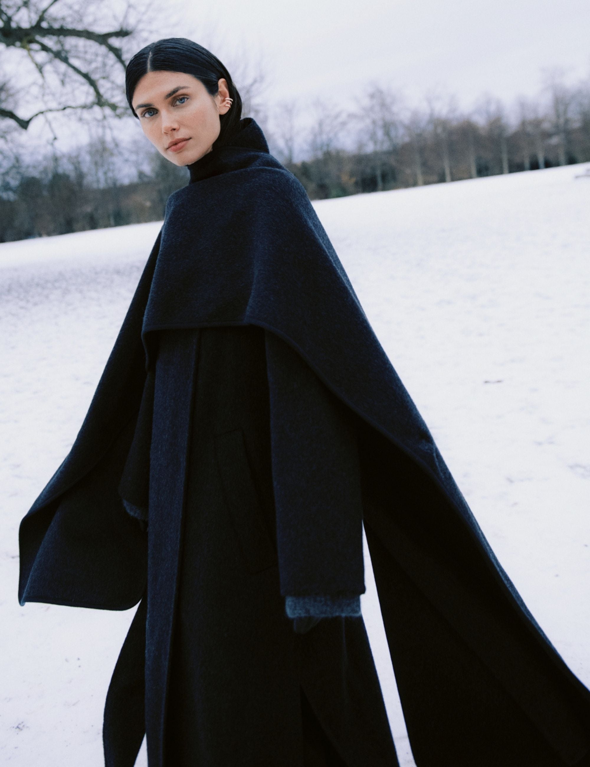 DAY Birger ét Mikkelsen DAYTeme - Bonded Soft Wool - Coat Coat 500003 Dark Grey Melange