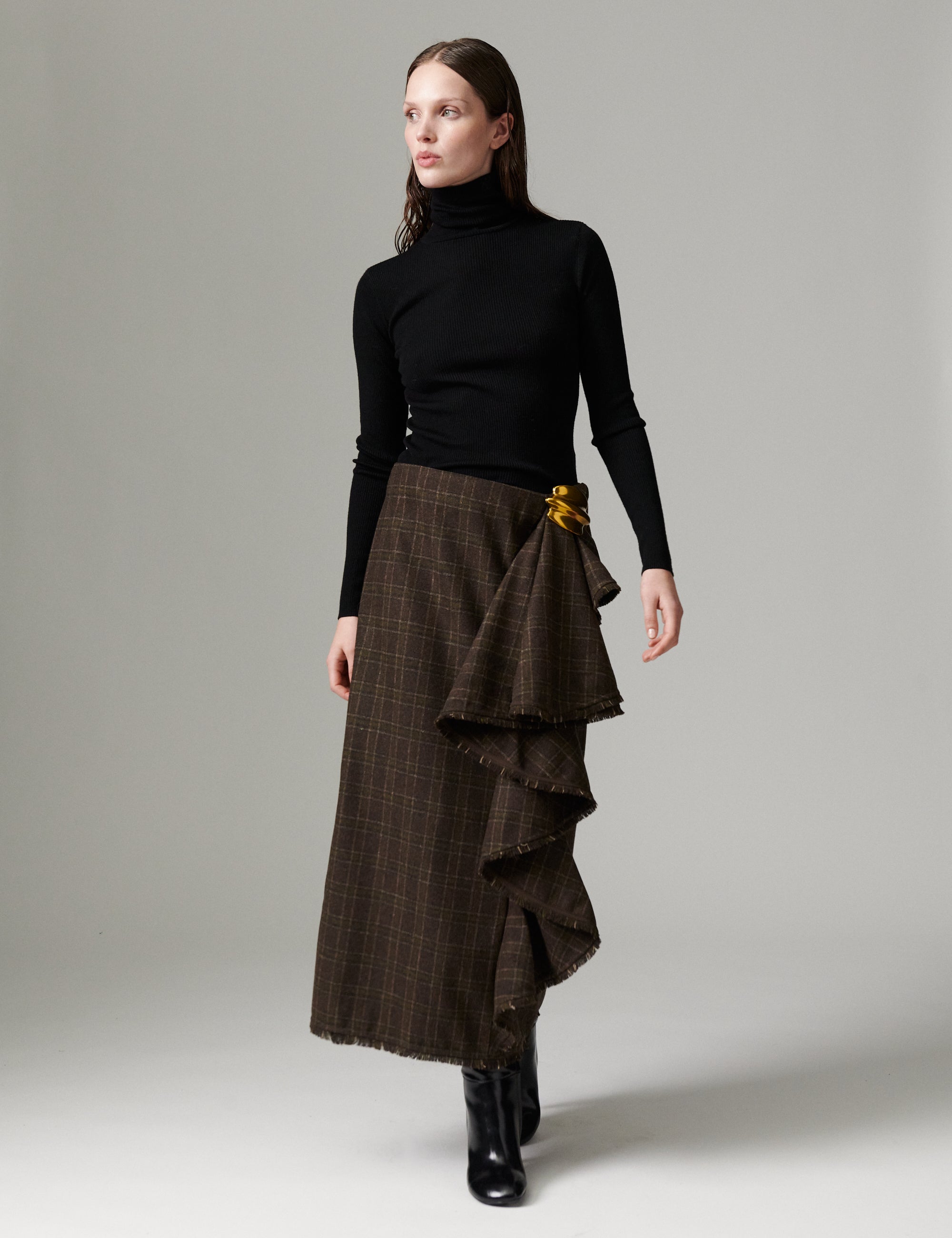 DAY Birger ét Mikkelsen DAYTima - Flanello - Skirt Skirt 900011 Brown Check