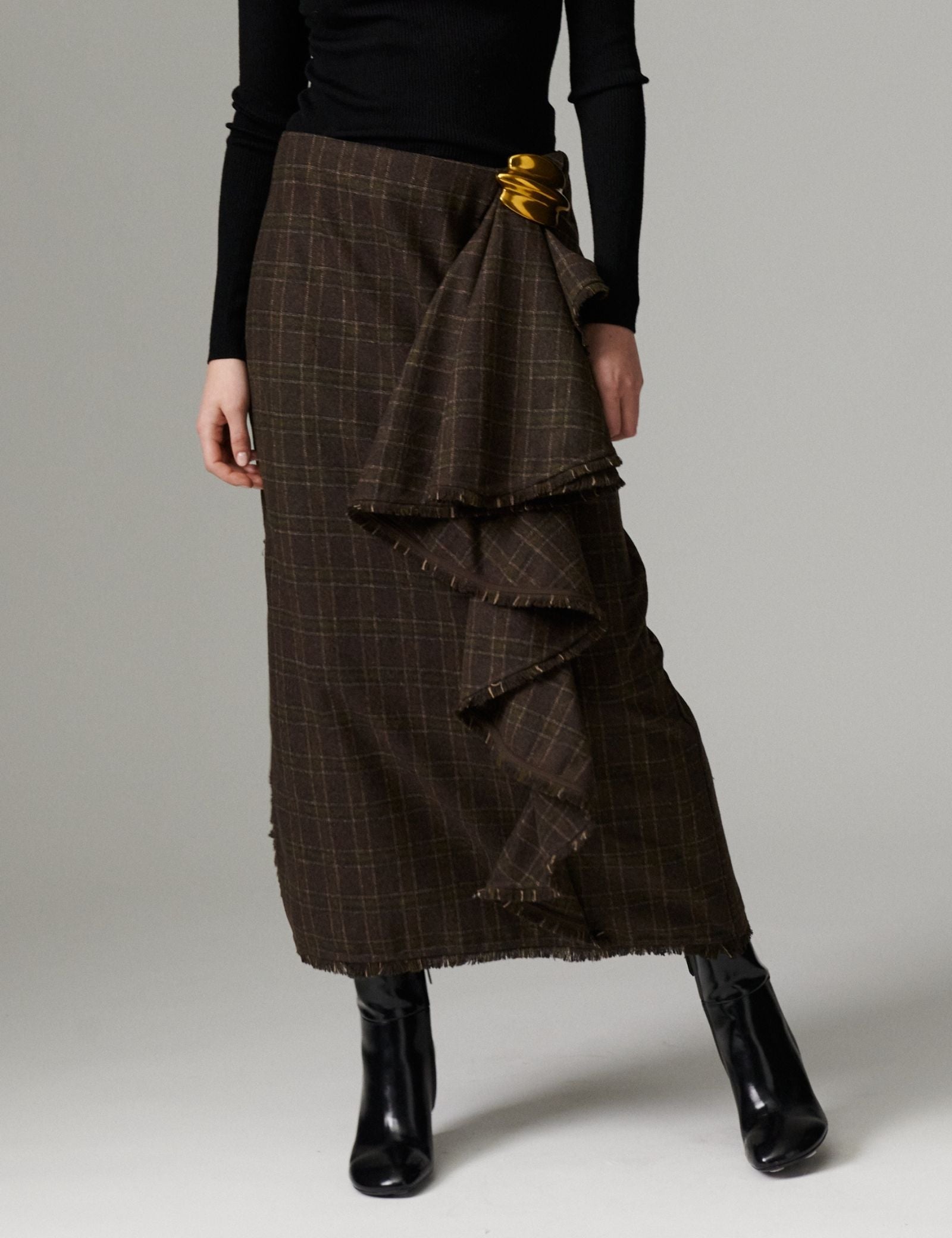 DAY Birger ét Mikkelsen DAYTima - Flanello - Skirt Skirt 900011 Brown Check