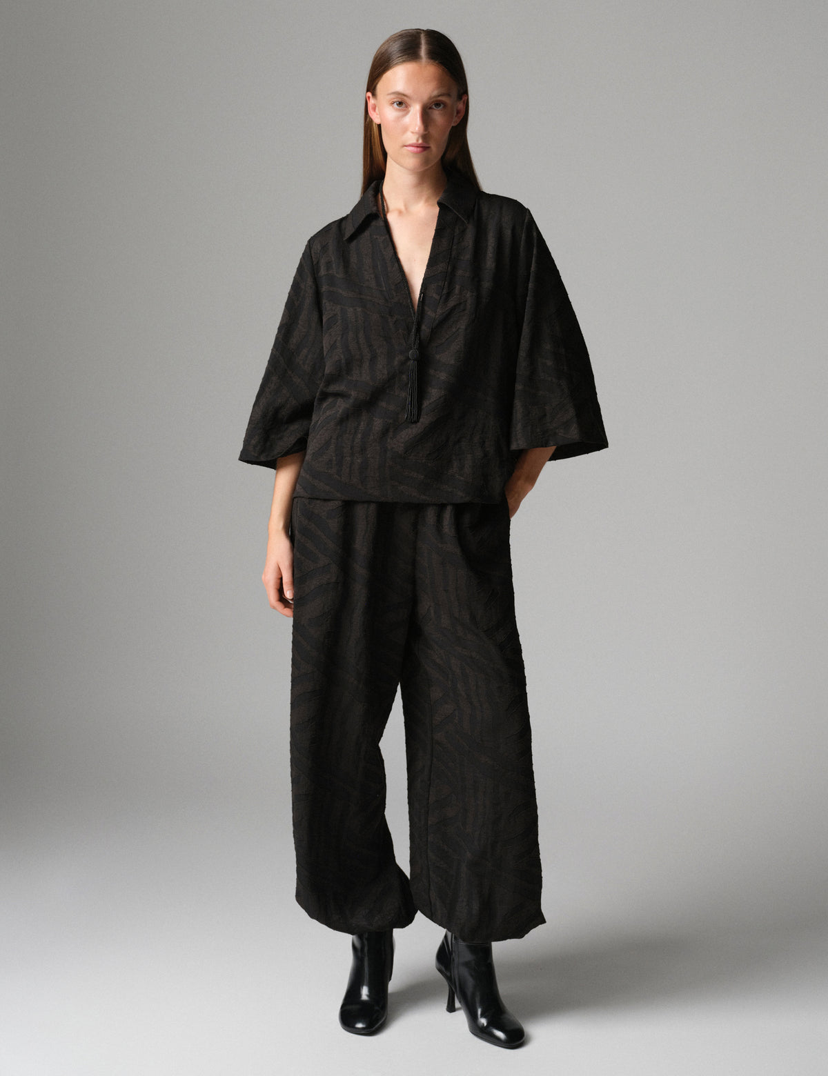 DAY Birger ét Mikkelsen DAYTimo - Raw Lines - Pants Pants 12000 Black