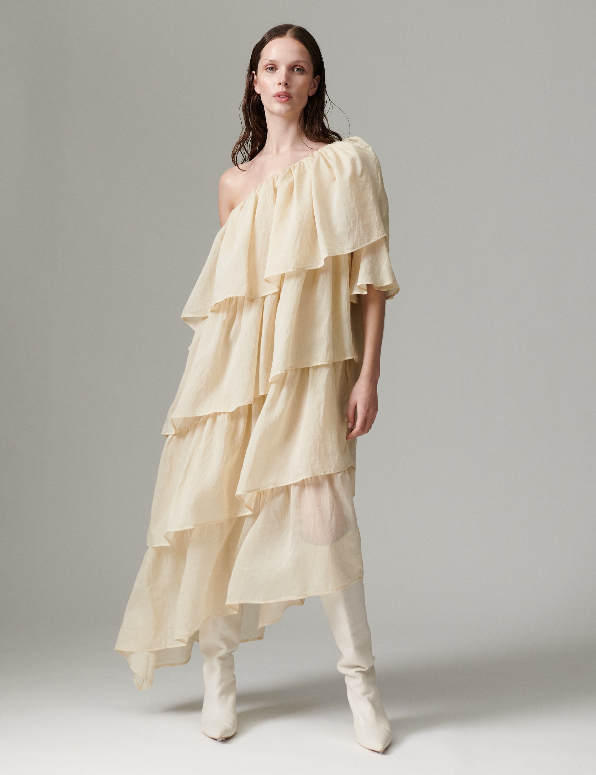 DAY Birger ét Mikkelsen DAYTobba - Linen Tento Shirts & Blouses 131105 BROWN RICE