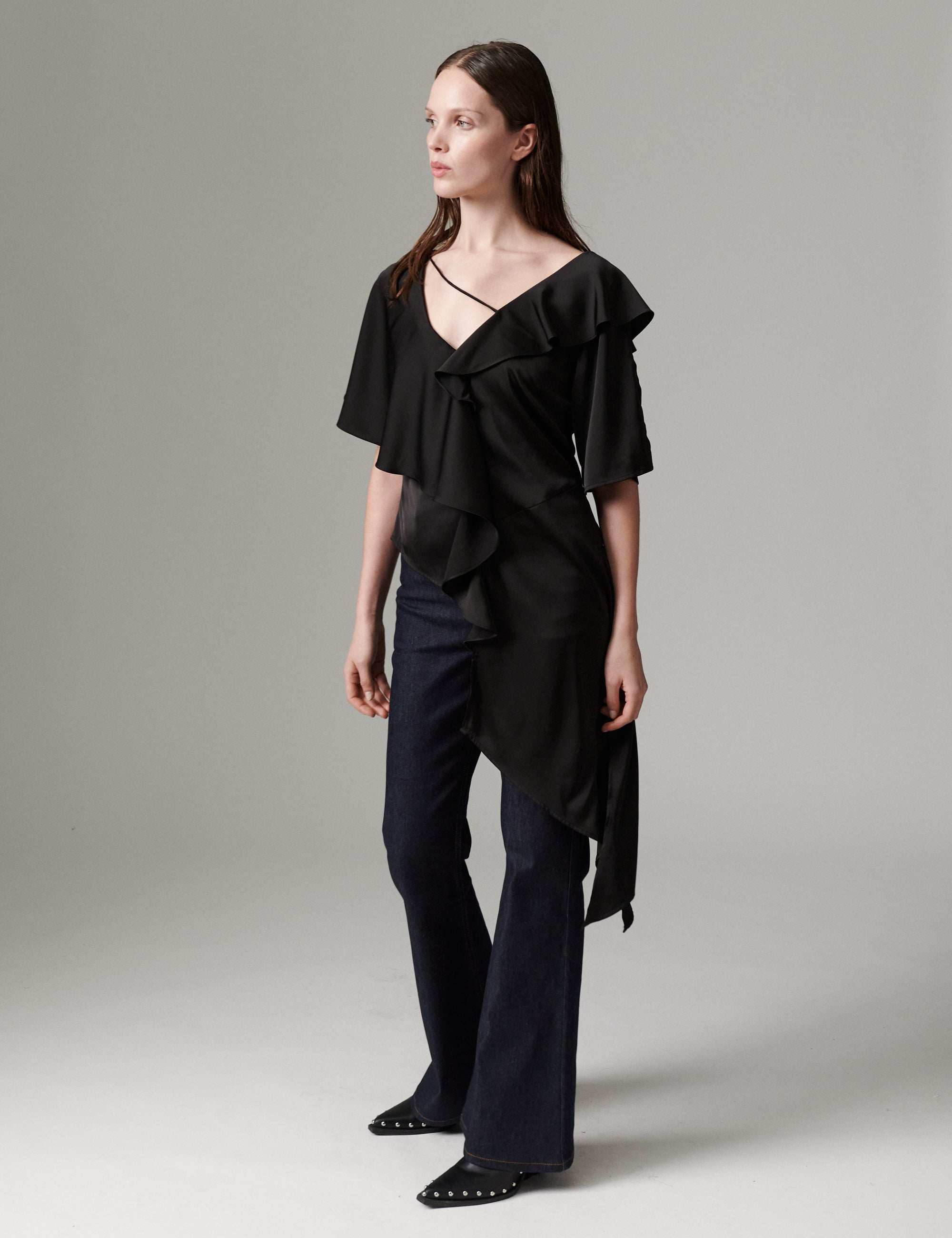 DAY Birger ét Mikkelsen DAYValor - Fluid Viscose - Blouse Blouse 190303 Black