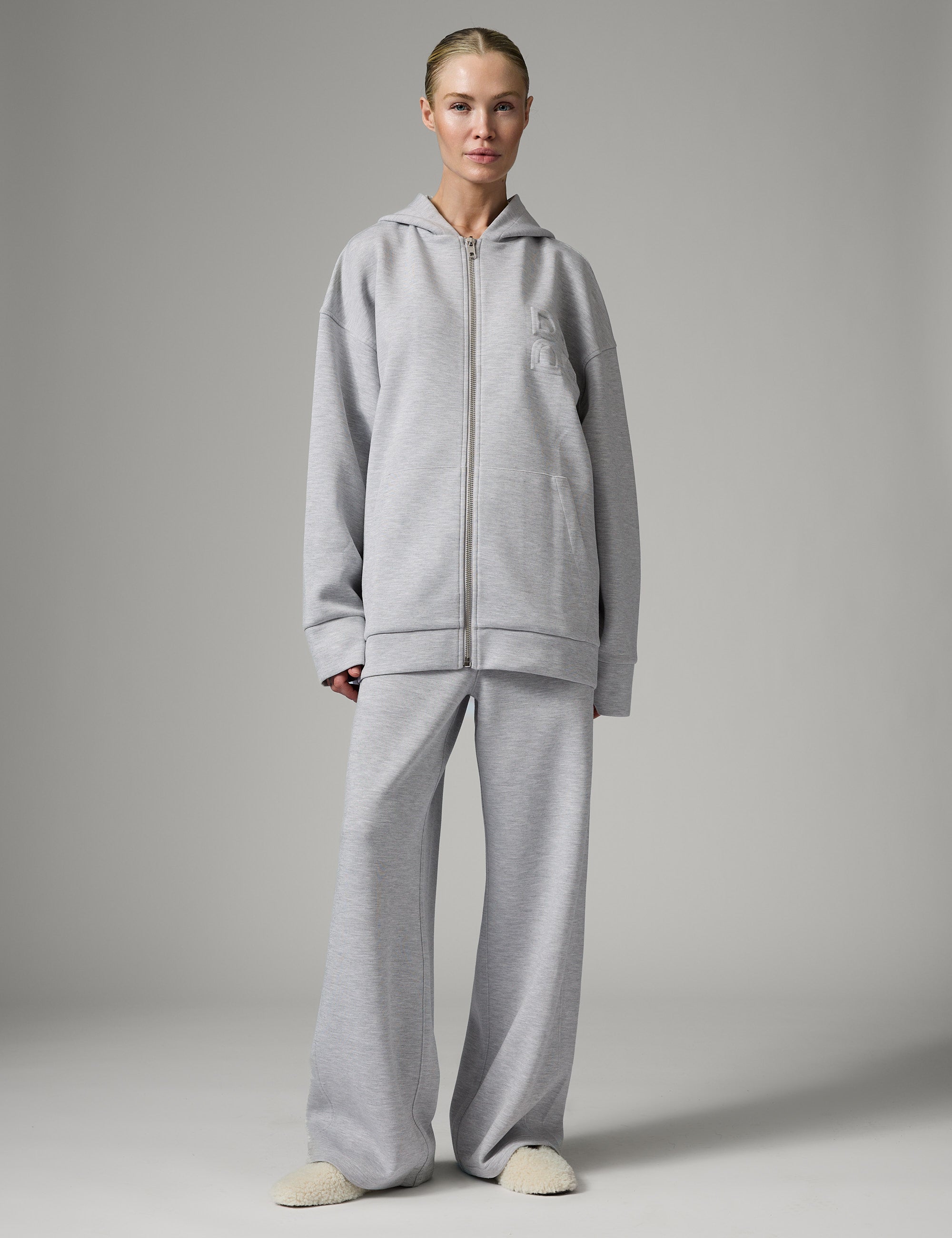 DAY Birger ét Mikkelsen DAYVincy - Scuba Cardigan 500056 Grey Melange