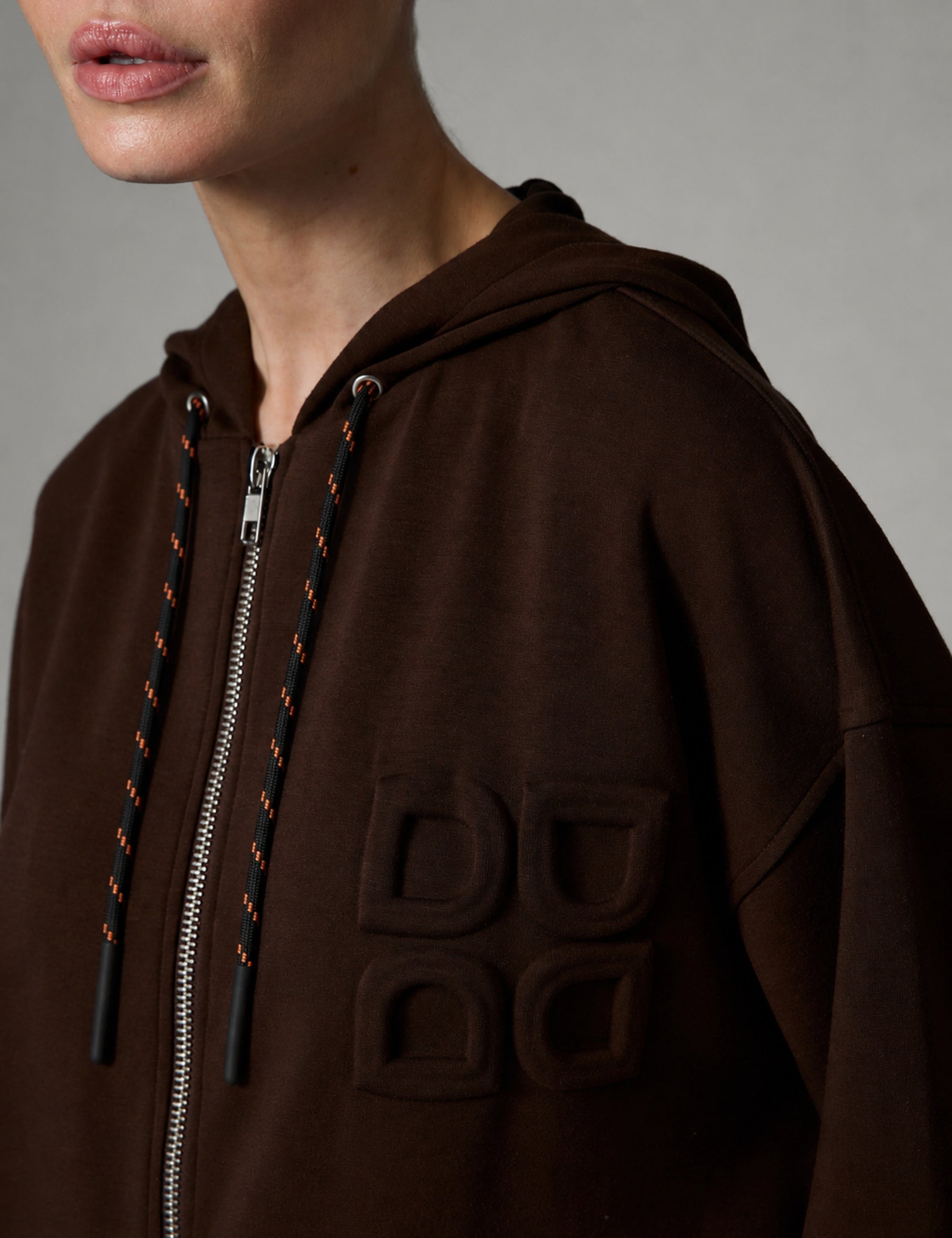 DAY Birger ét Mikkelsen DAYVincy - Scuba - Hoddie Hoodie 190915 Coffee Bean