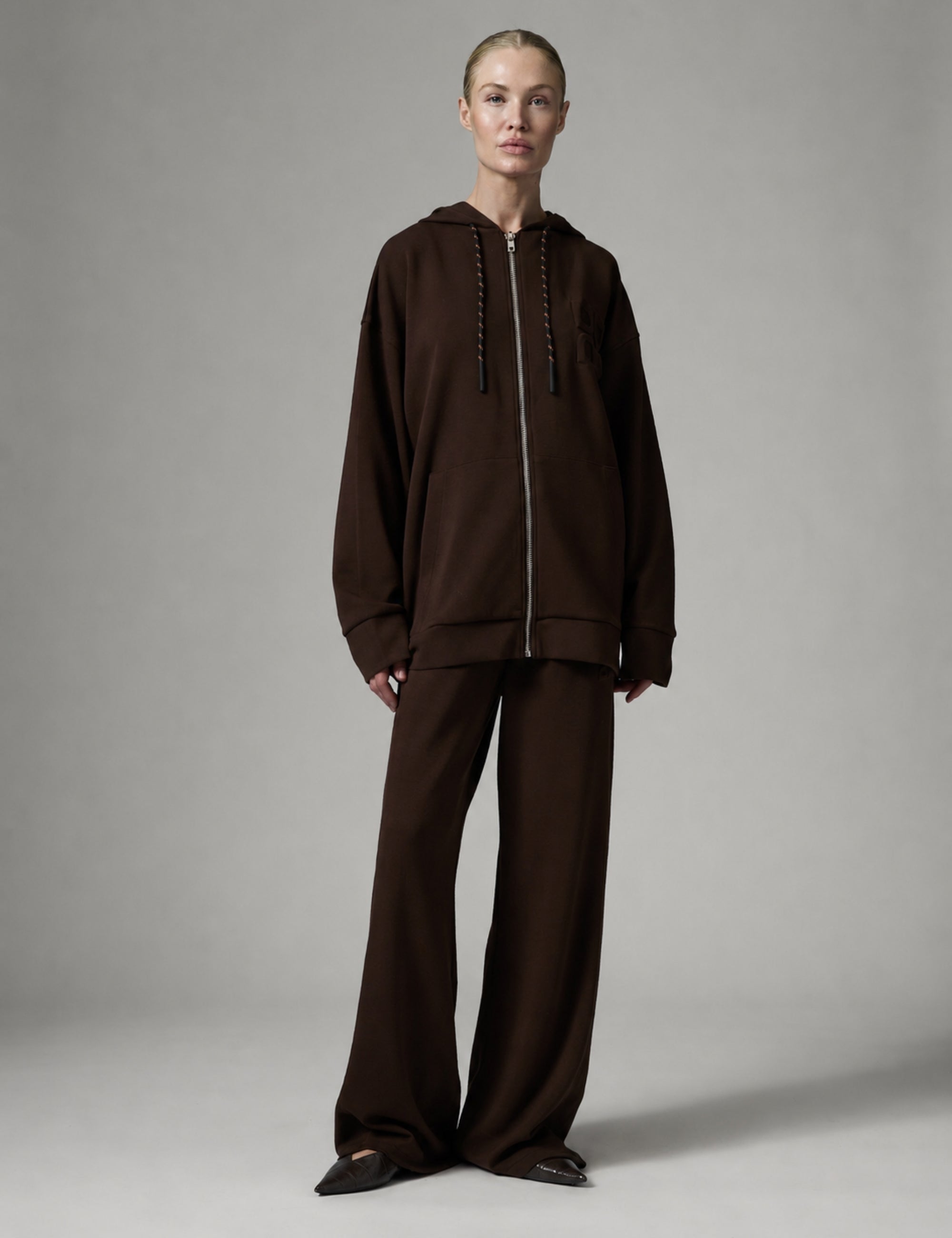 DAY Birger ét Mikkelsen DAYVincy - Scuba - Hoddie Hoodie 190915 Coffee Bean