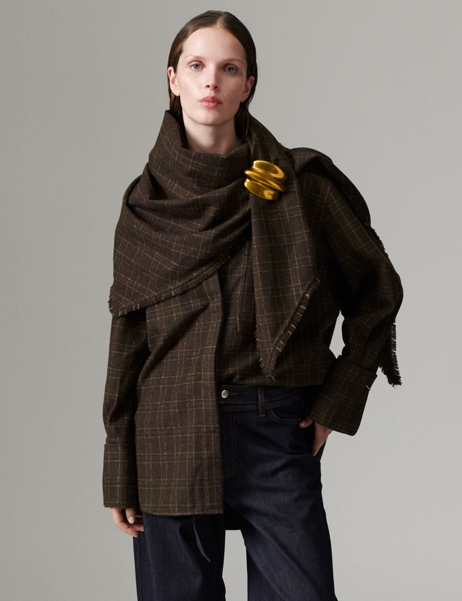 DAY Birger ét Mikkelsen DAYZia - Flanello - Scarf Scarf 900011 Brown Check
