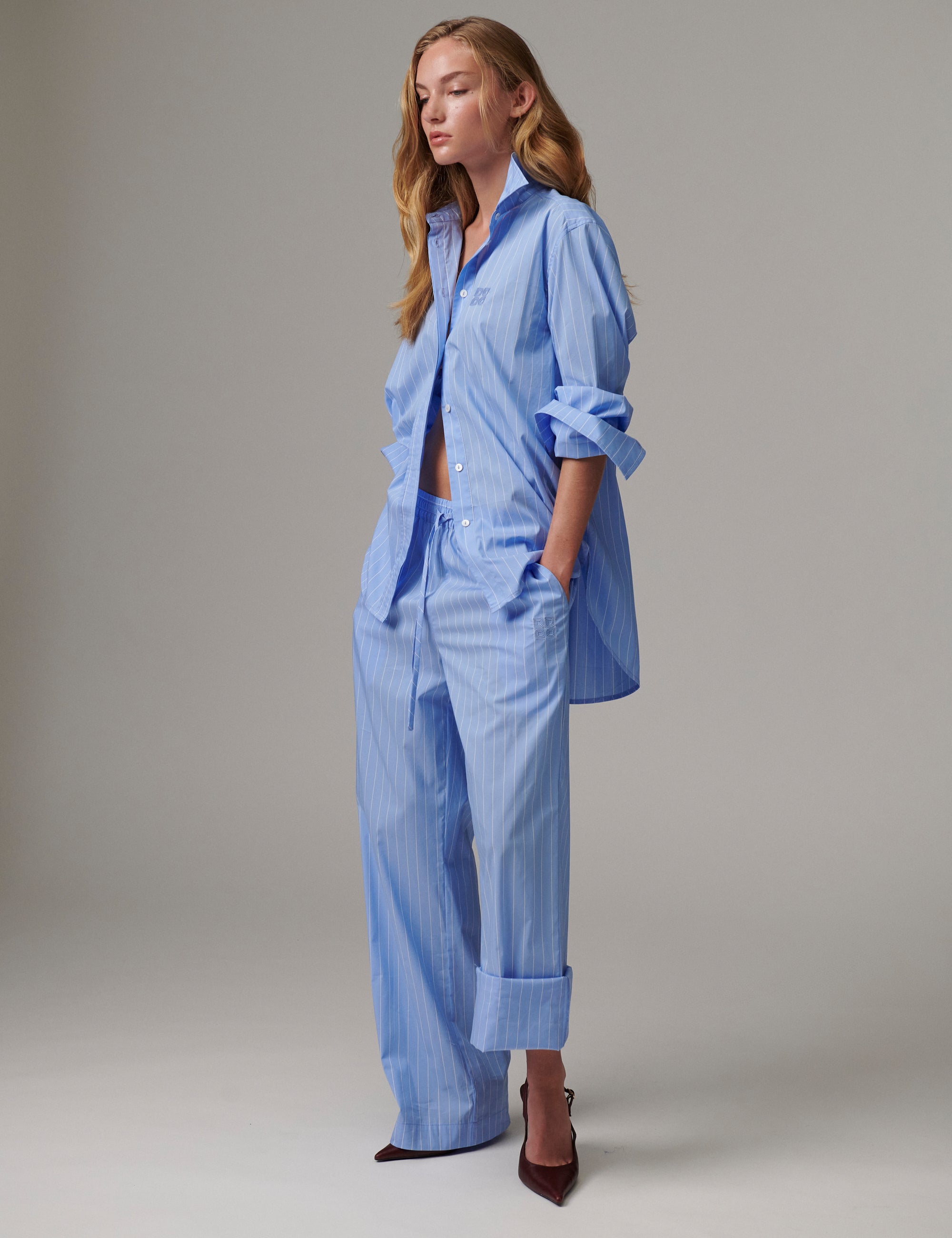 DAY Birger ét Mikkelsen DAYZoe - Daylounge Stripe - Shirt Shirts & Blouses 04110 Blue Stripe