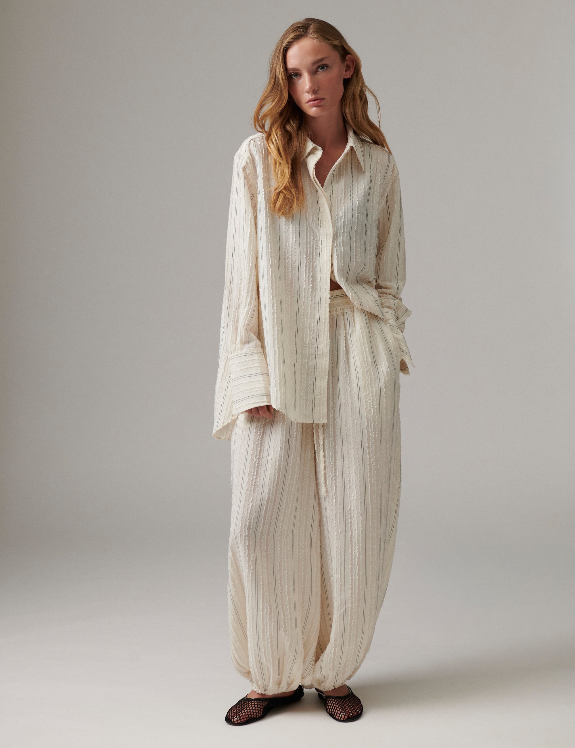 DAY Birger ét Mikkelsen DAYZoe - Raw Stripe Shirt 01022 Jet Stream