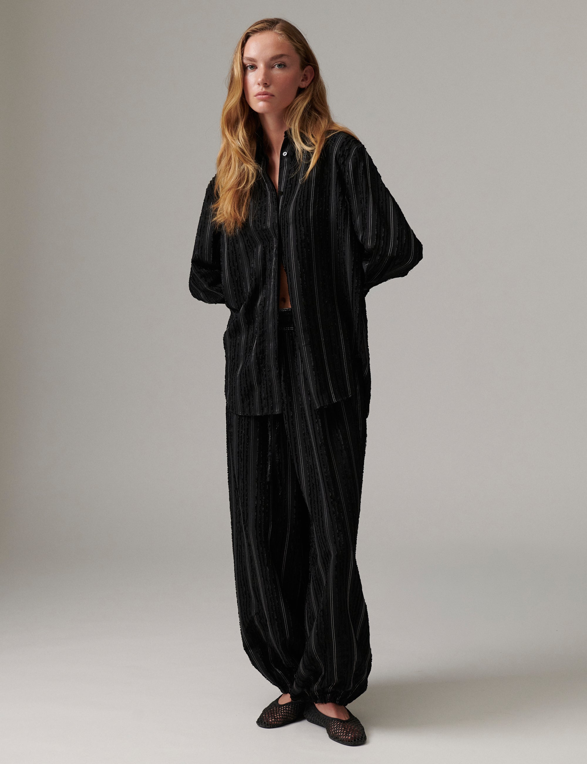 DAY Birger ét Mikkelsen DAYZoe - Raw Stripe Shirt 12000 Black