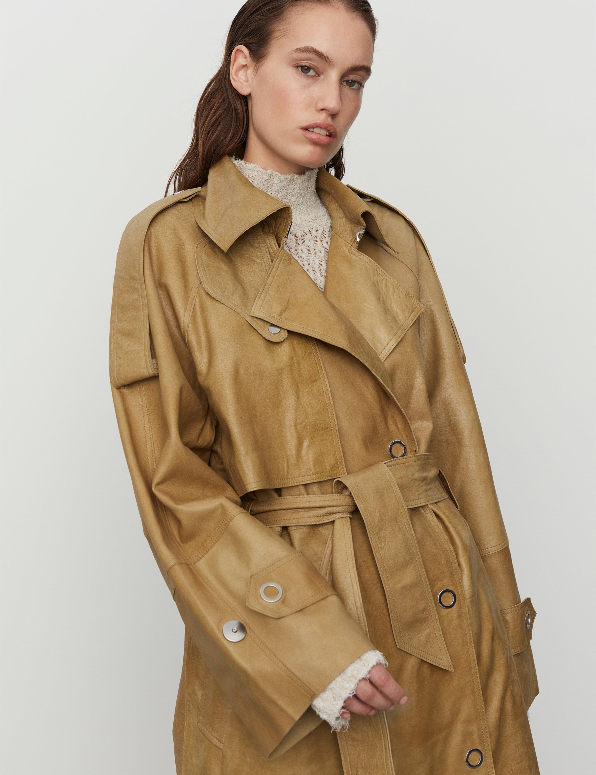 DAY Birger ét Mikkelsen Dante - Refined Lamb Jacket 160726 KHAKI