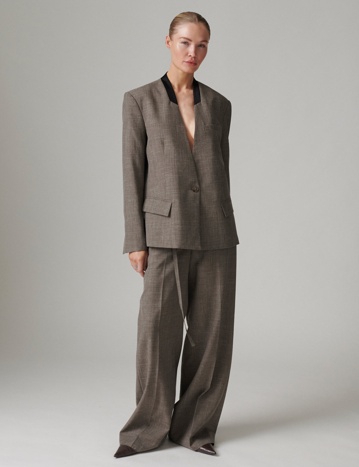 DAY Birger ét Mikkelsen DayElina - Essential - Pants Pants 500188 Walnut Melange